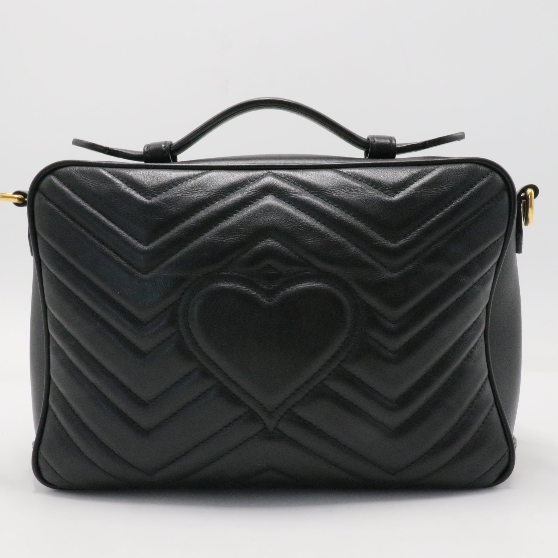 GG Marmont Zip Around Top Handle Camera Bag Small