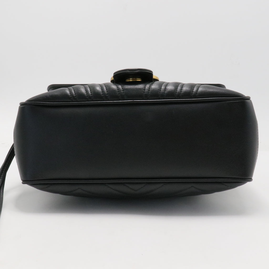 GG Marmont Zip Around Top Handle Camera Bag Small