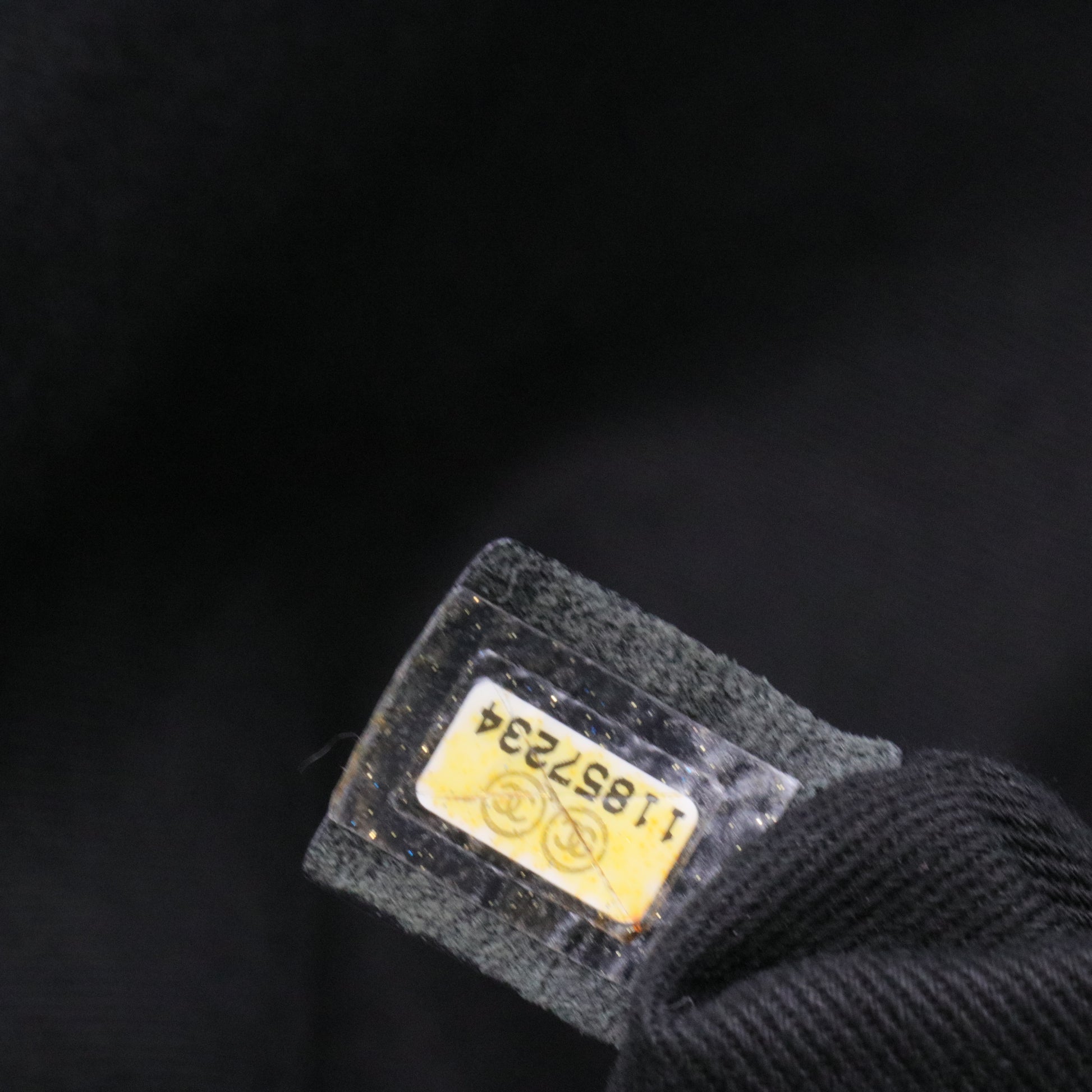 Black Sports Line Nylon Duffle Bag