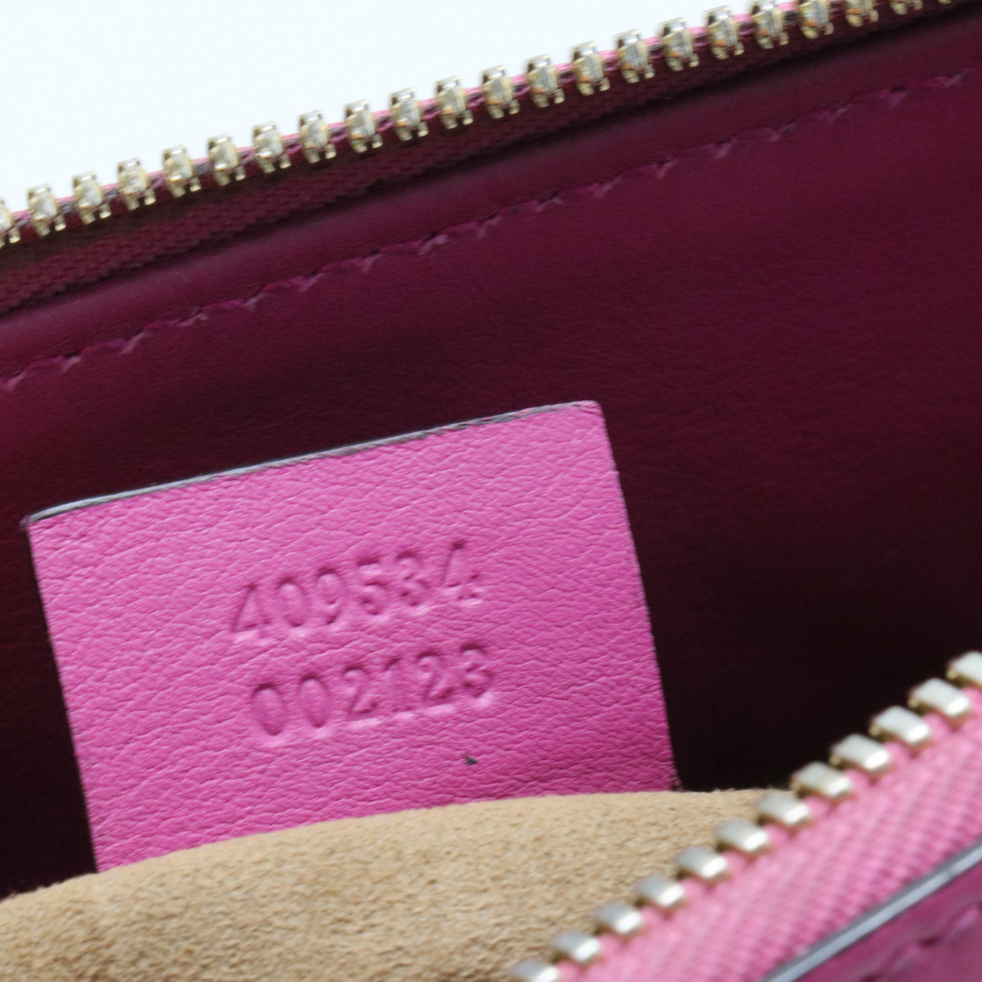 Gucci Beige Pink Leather and PVC Tote and Shoulder Bag