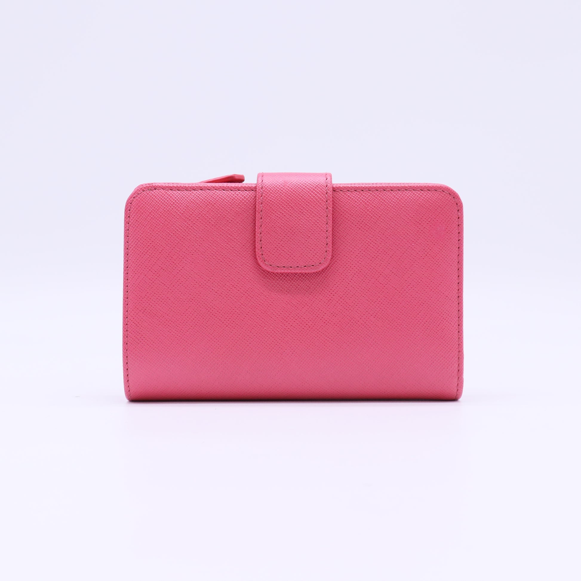 Prada Saffiano Metal Compact Wallet W22172