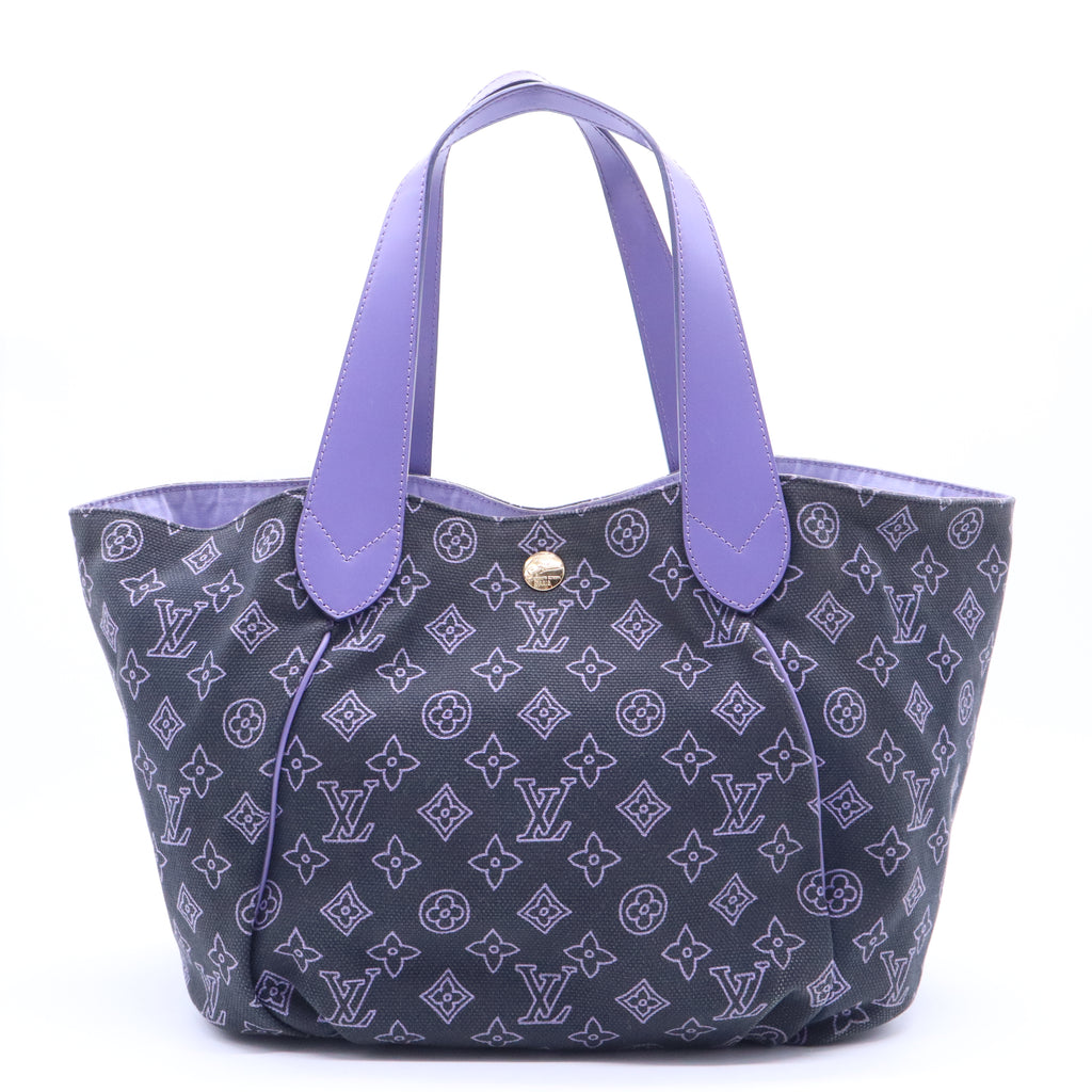 Limited Edition Navy Canvas Cabas Ipanema GM Bag B20769