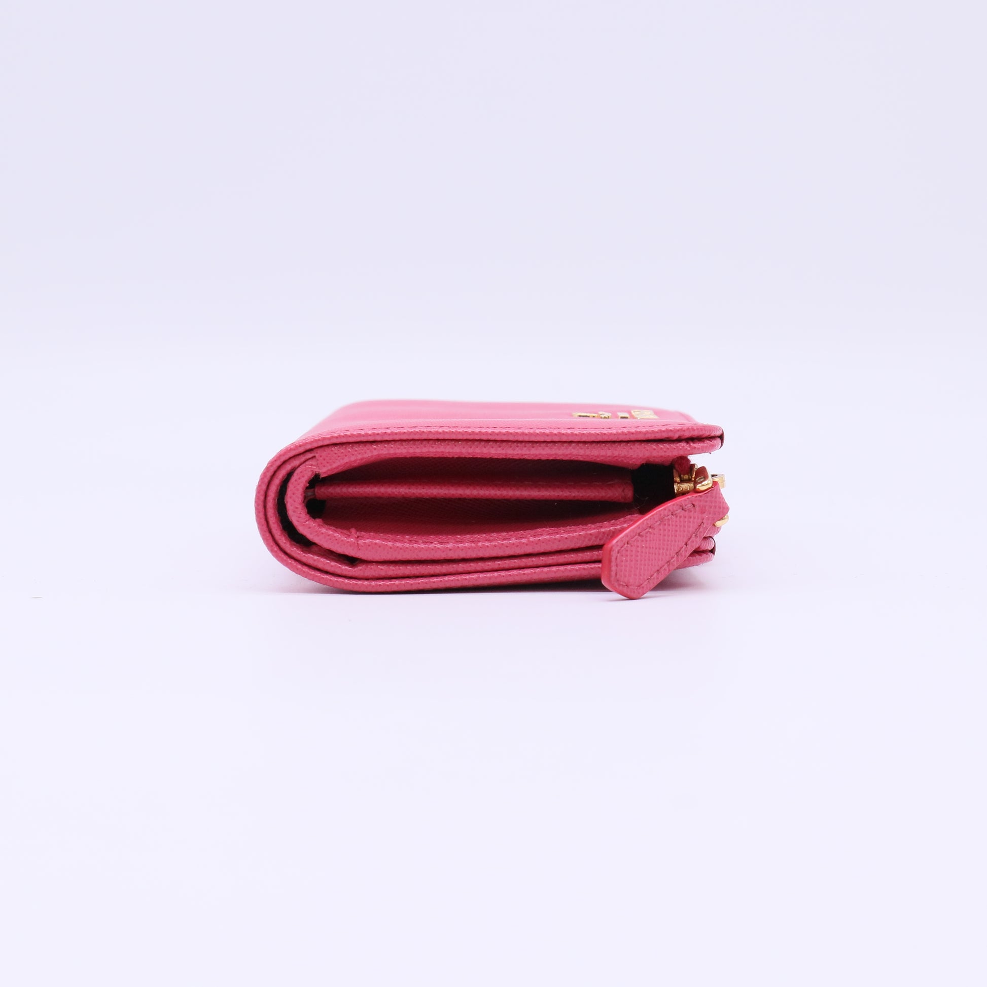 Prada Saffiano Metal Compact Wallet W22172