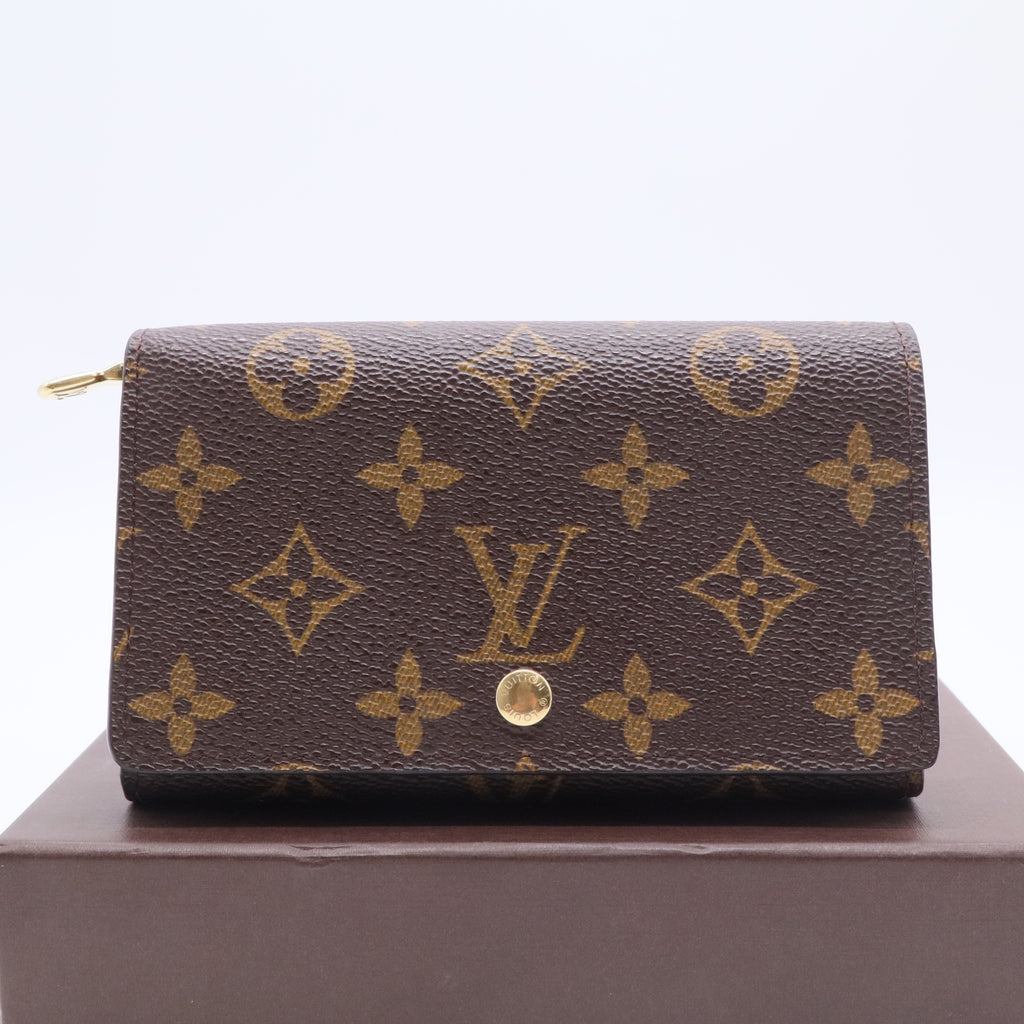 Monogram Canvas Porte-Monnaie Tresor Wallet twins