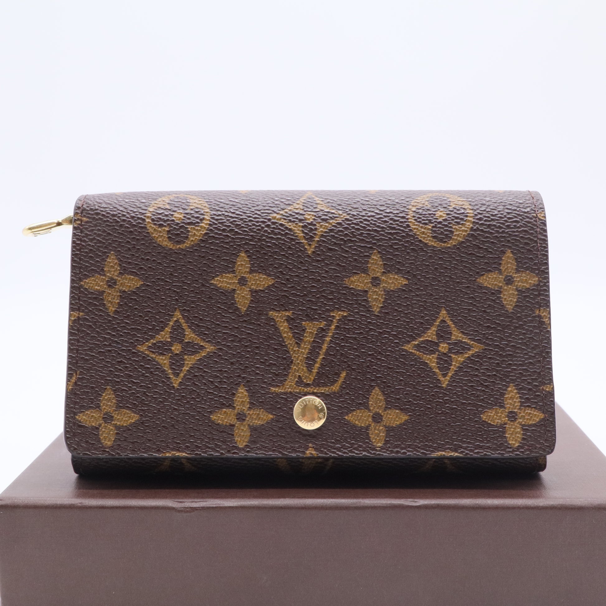 Monogram Canvas Porte-Monnaie Tresor Wallet twins