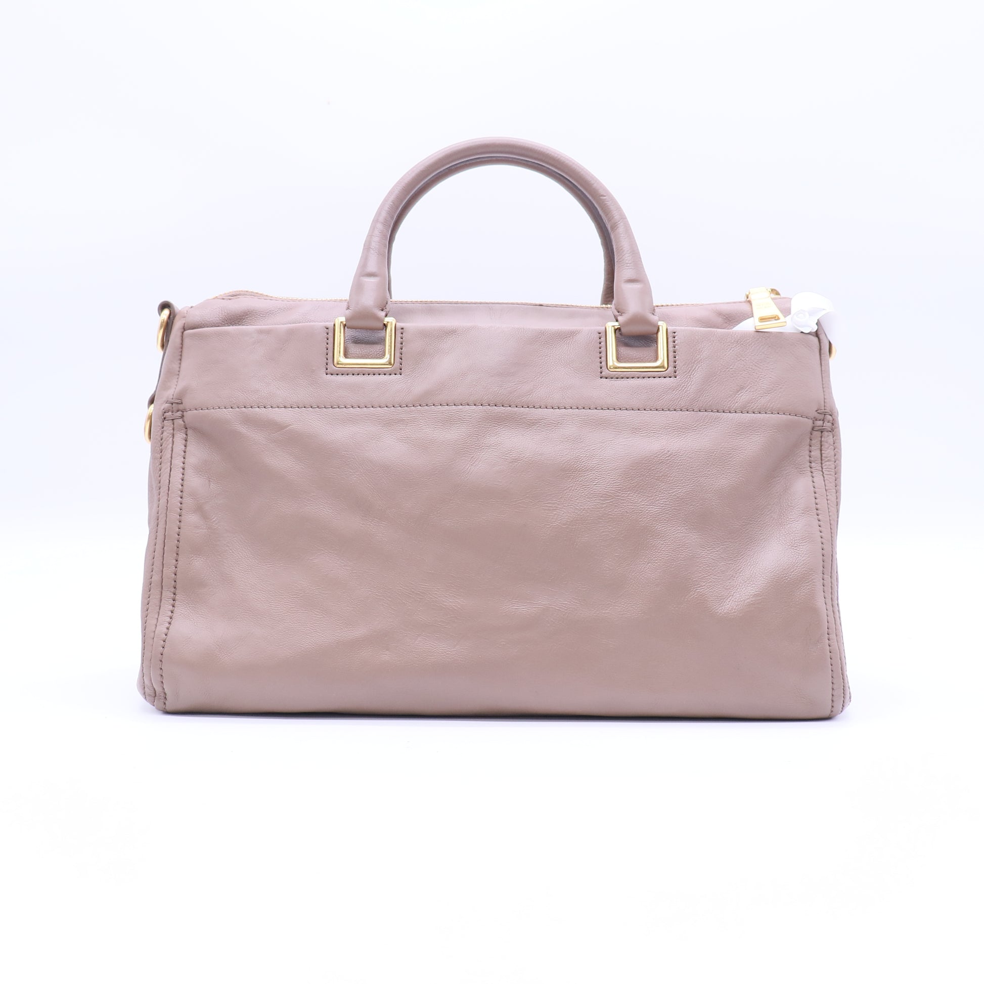 Side Pocket Convertible Tote Vitello Daino B21255