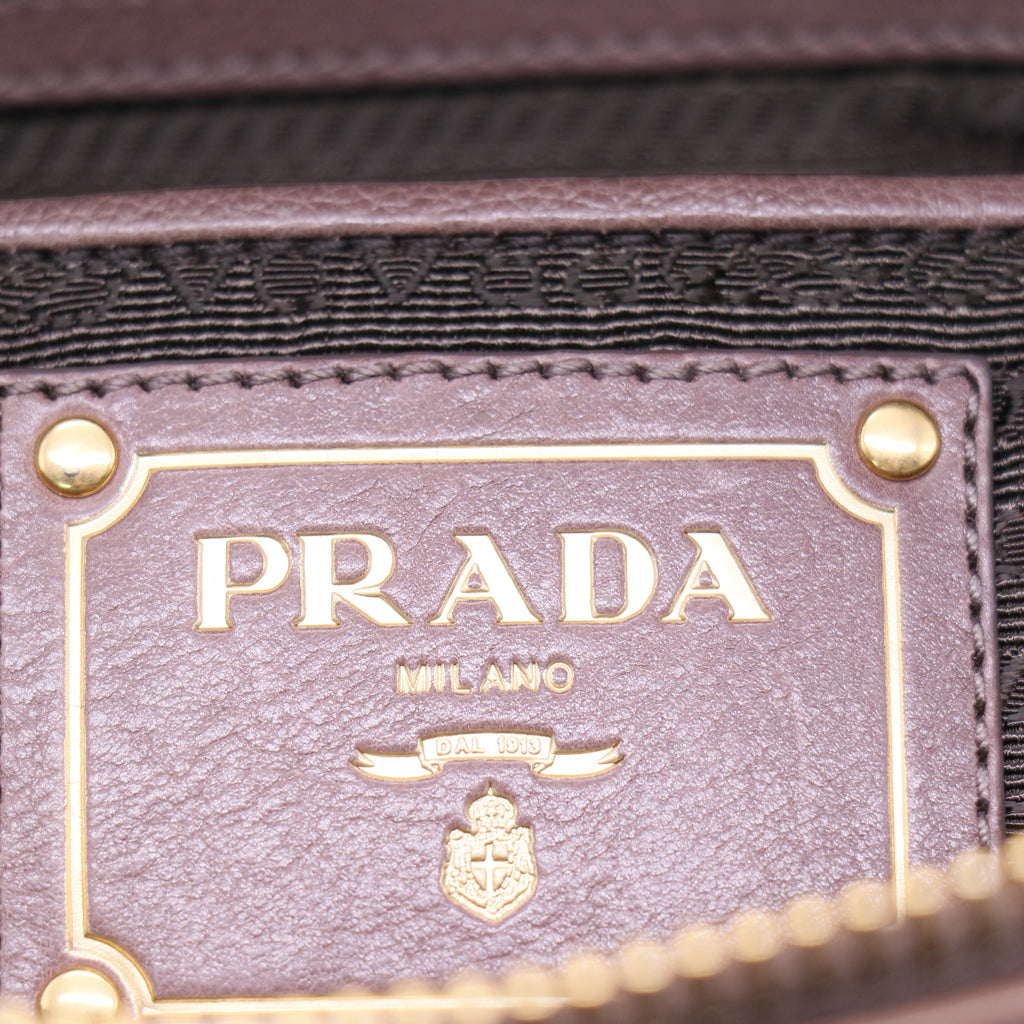 Side Pocket Convertible Tote Vitello Daino B21255