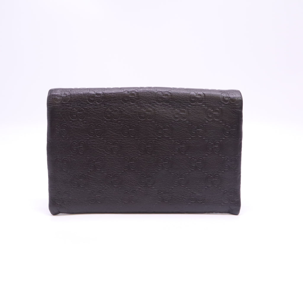 Gucci Guccissima Leather Continental Flap Wallet W23264