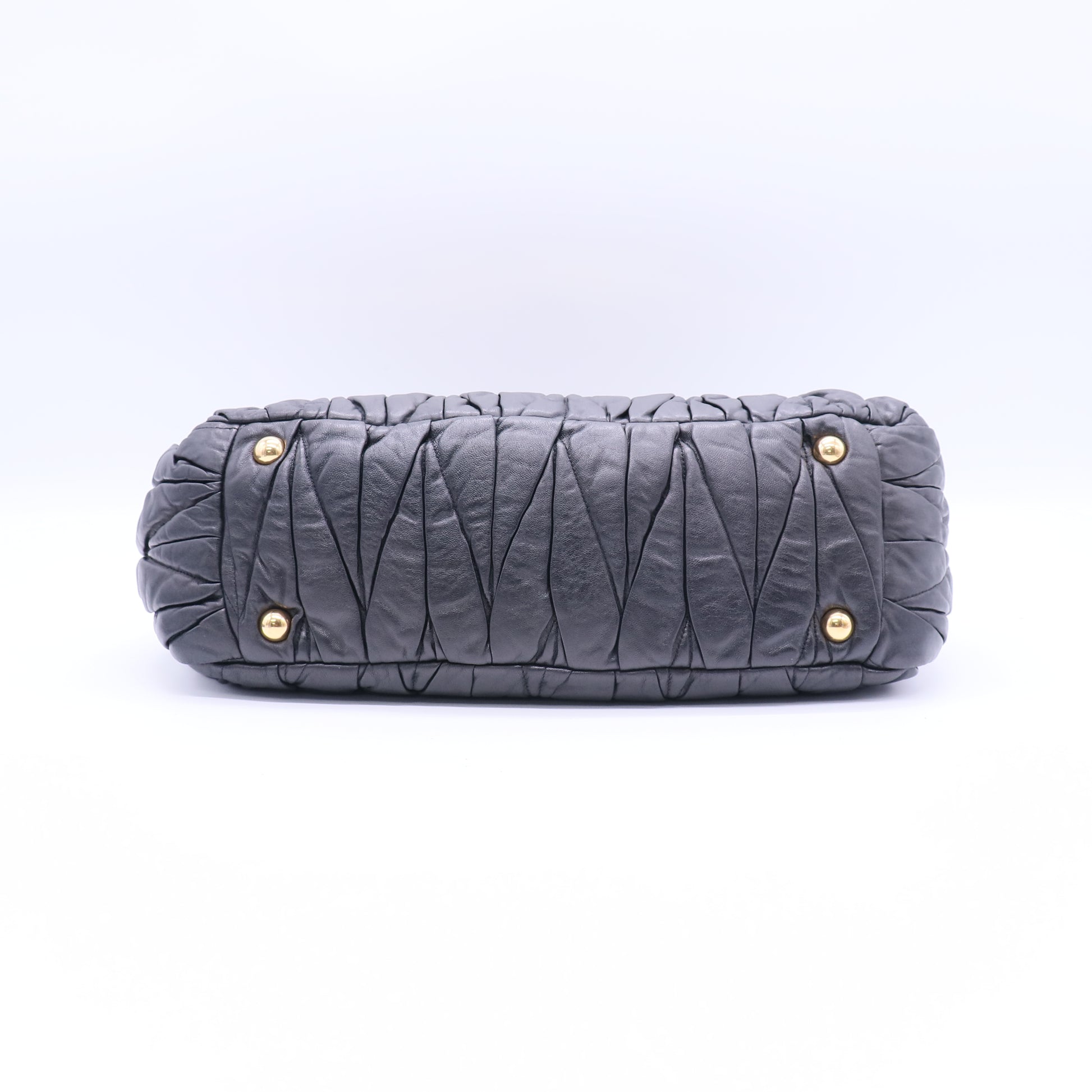 Miu Miu Matelasse Turn-Lock Tote B21087
