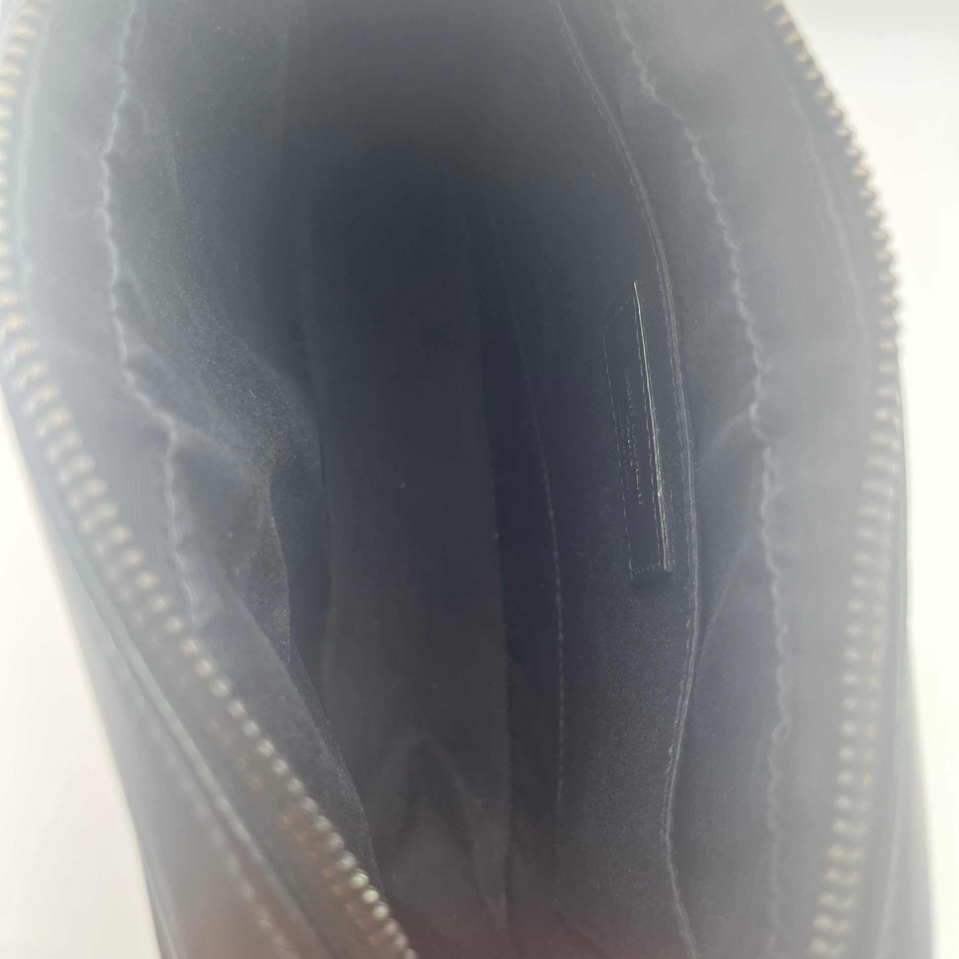 Calfskin Matelasse Monogram Monochrome Lou Camera Bag Black twins