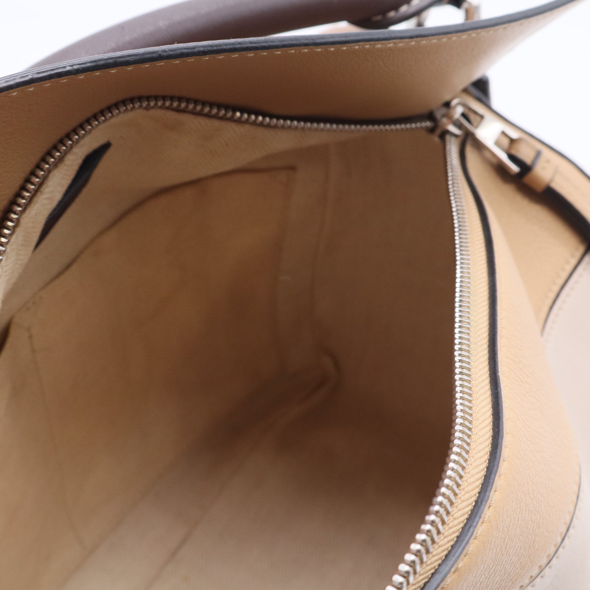 Color-block Leather Shoulder Bag In Brown twins