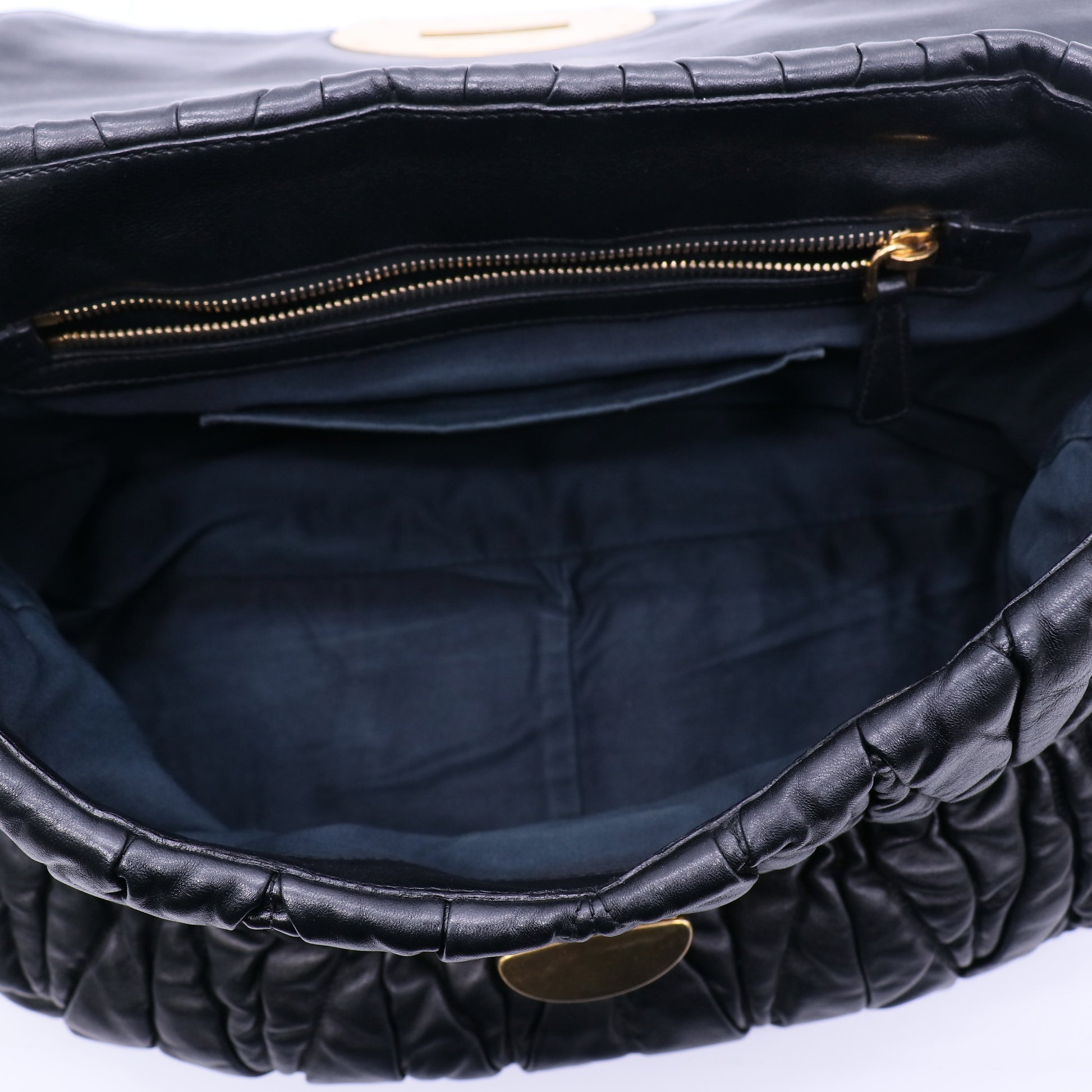 Miu Miu Matelasse Turn-Lock Tote B21087