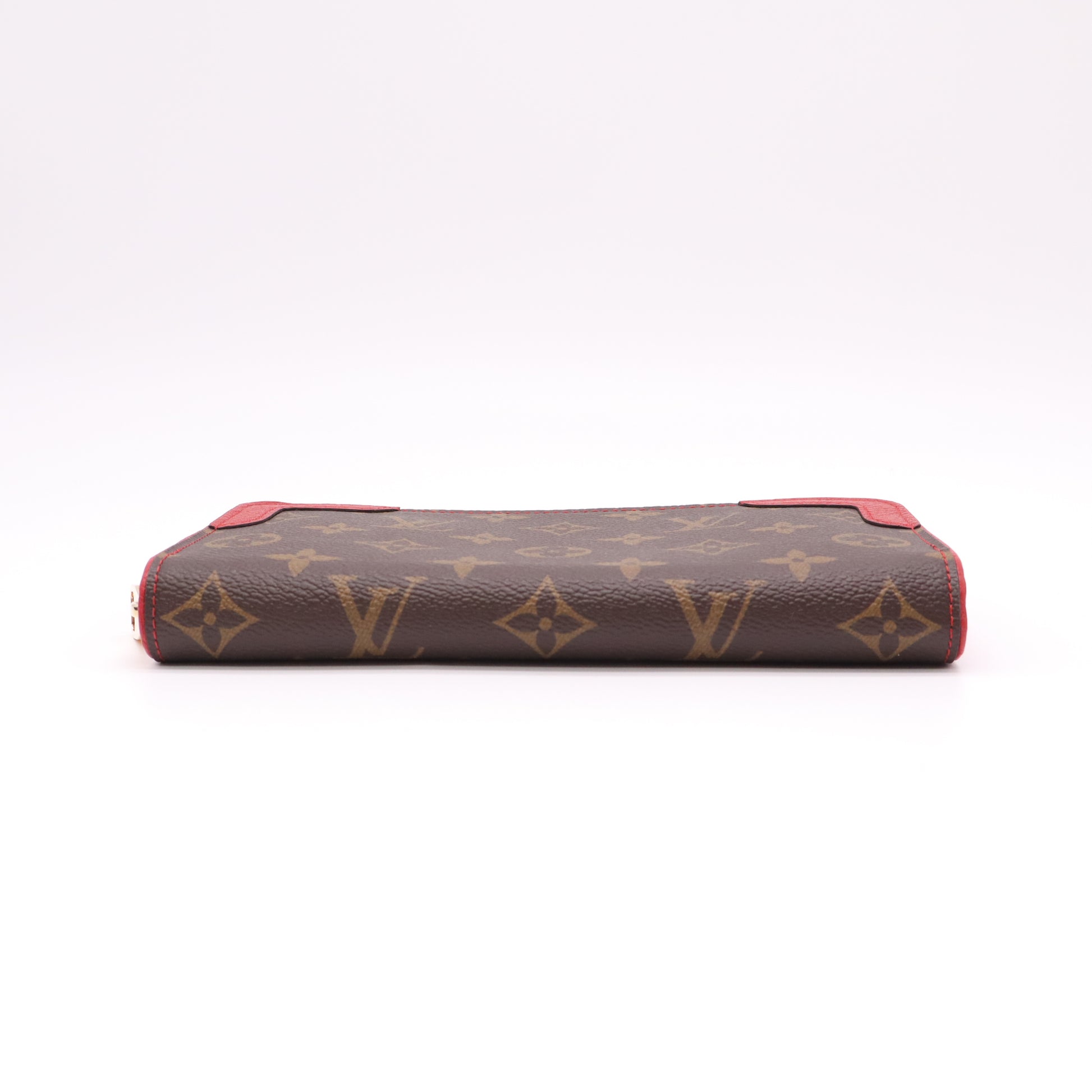 Louis Vuitton Monogram Retiro Zippy Wallet Cerise Red W22243