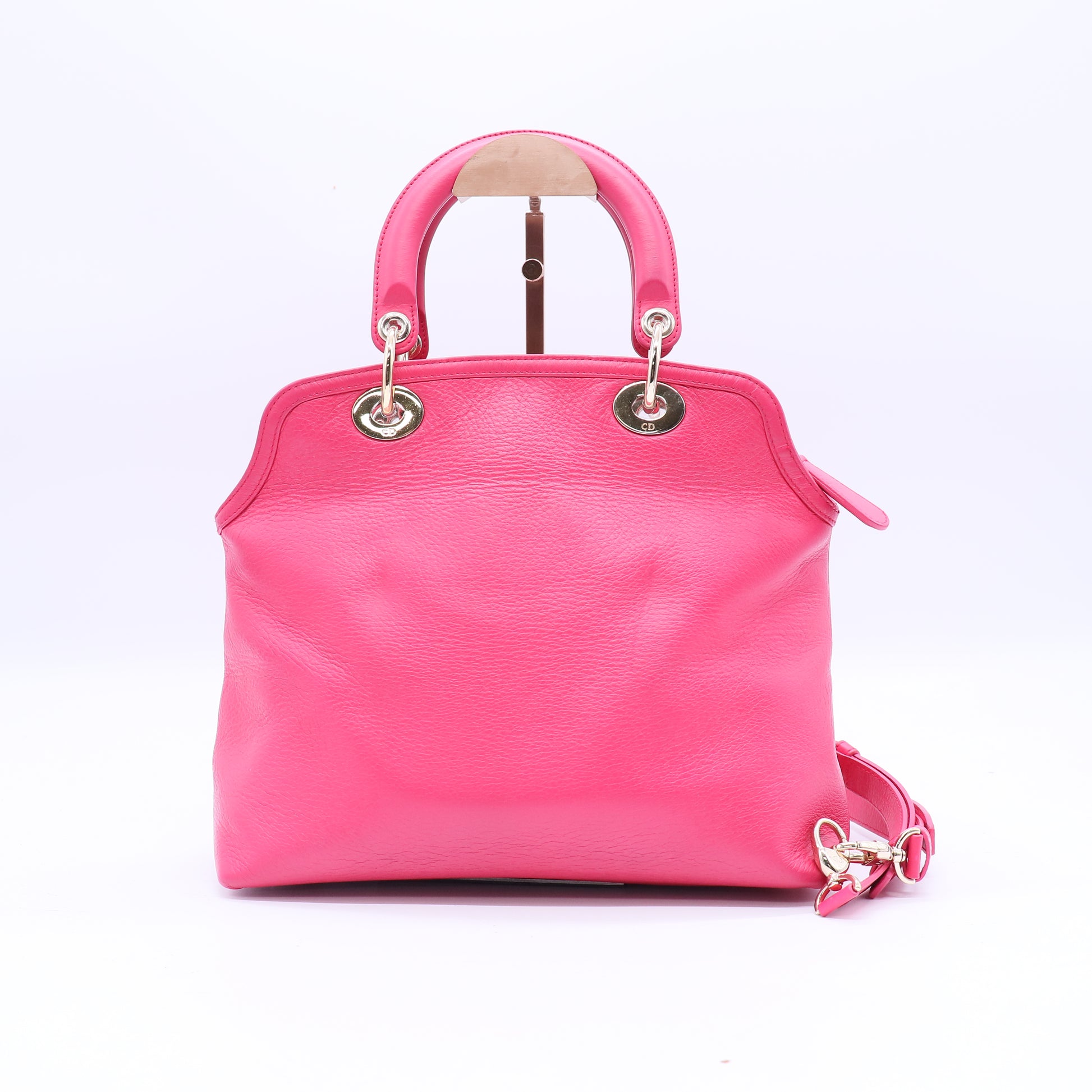 Christian Dior Granville Satchel Leather Medium B21143