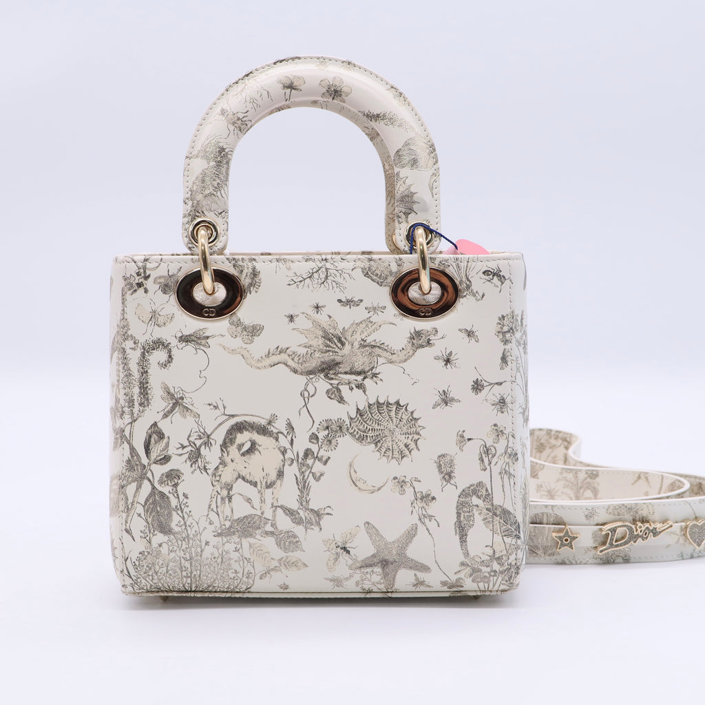 Latte Small Cabinet De Curiosites Lady Dior Bag Twins LDJ3260