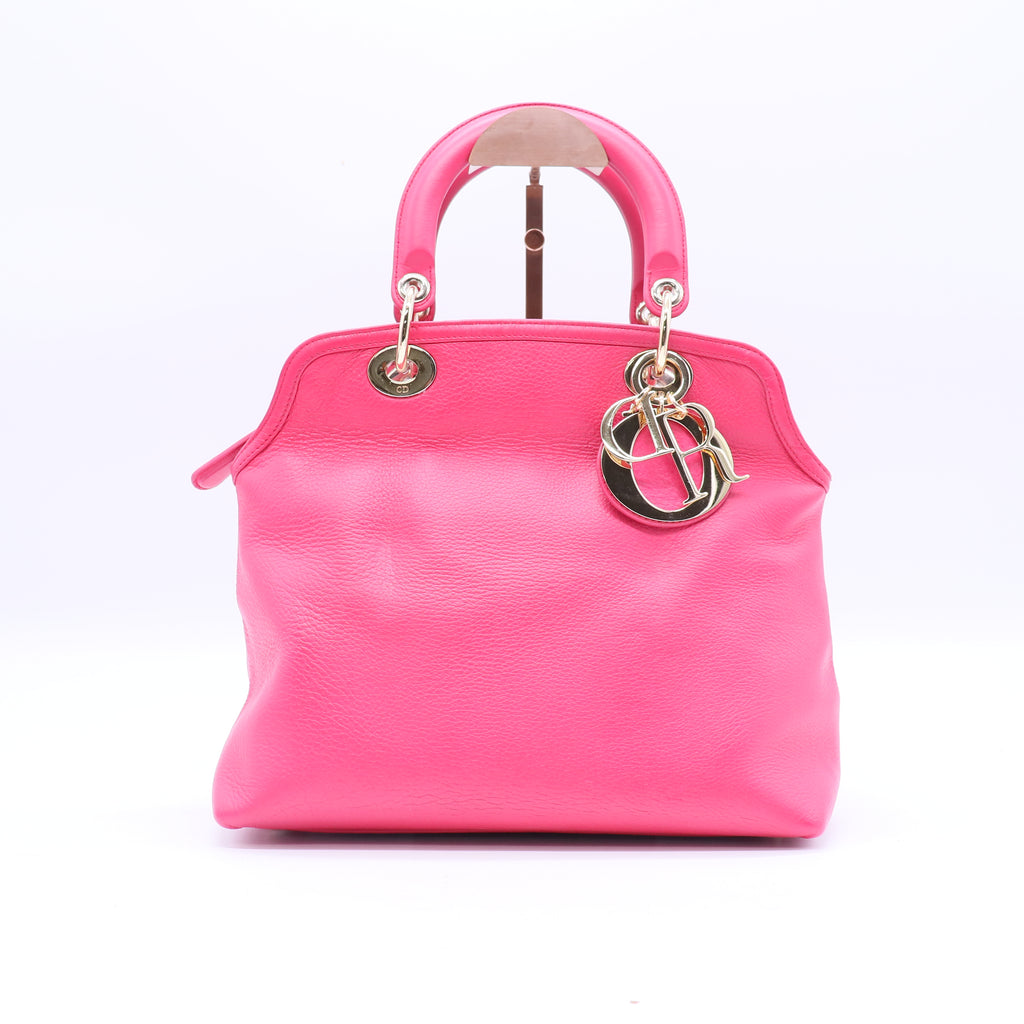 Christian Dior Granville Satchel Leather Medium B21143