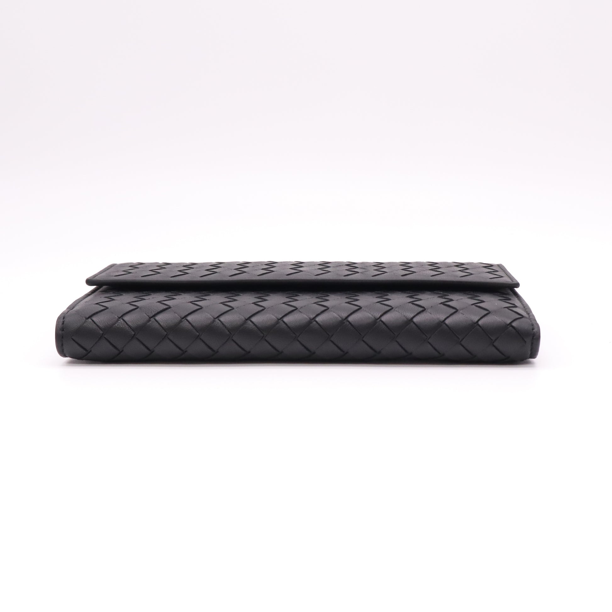Bottega Veneta Intrecciato Continental Flap Wallet W22265