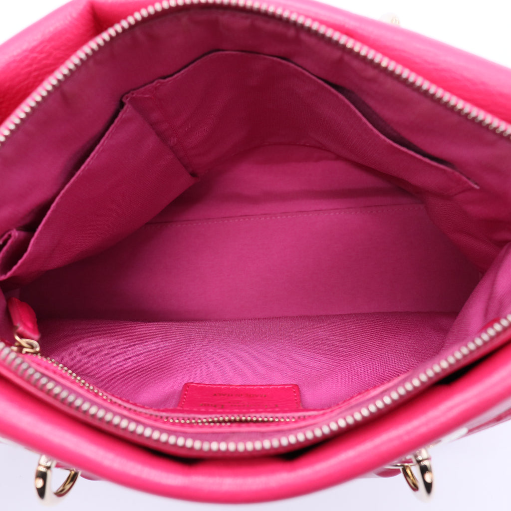 Christian Dior Granville Satchel Leather Medium B21143