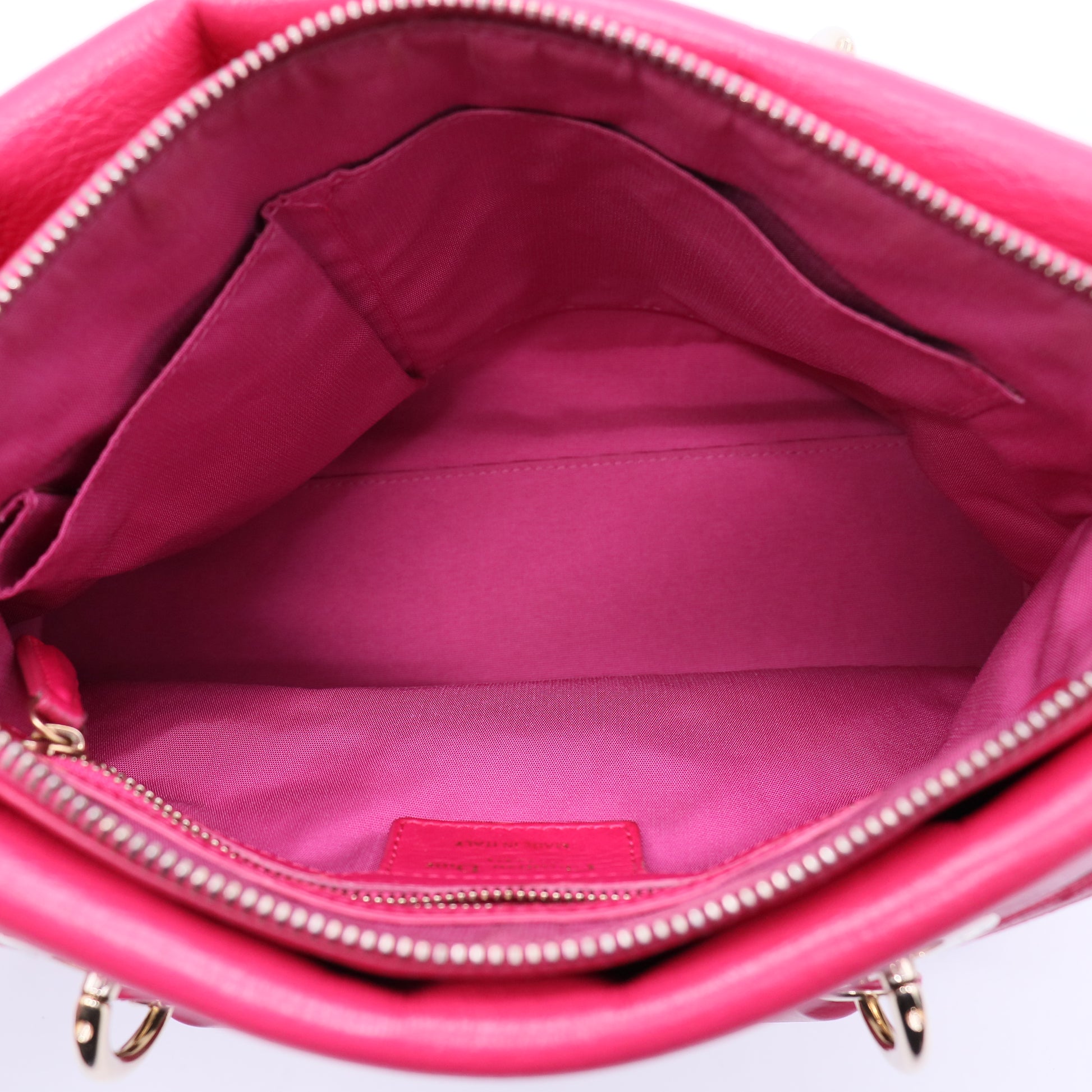 Christian Dior Granville Satchel Leather Medium B21143