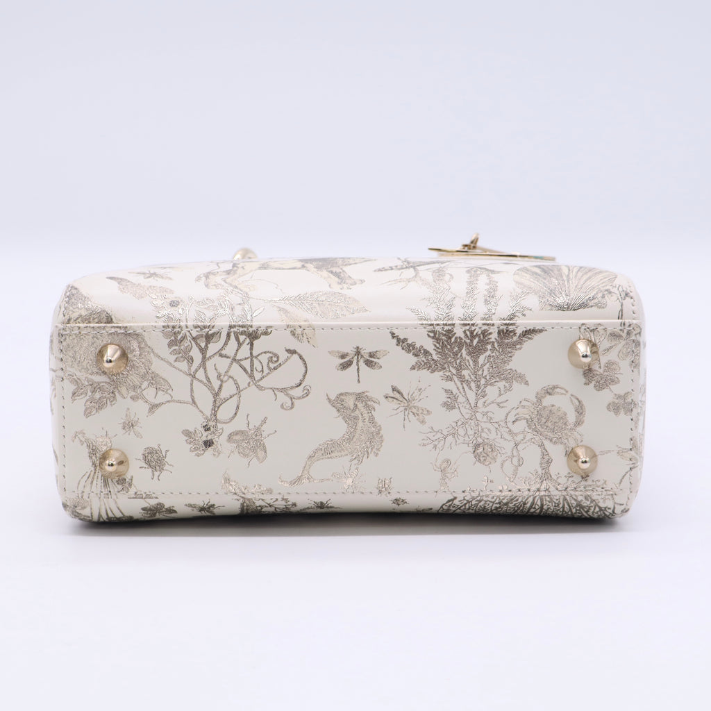 Latte Small Cabinet De Curiosites Lady Dior Bag Twins LDJ3260