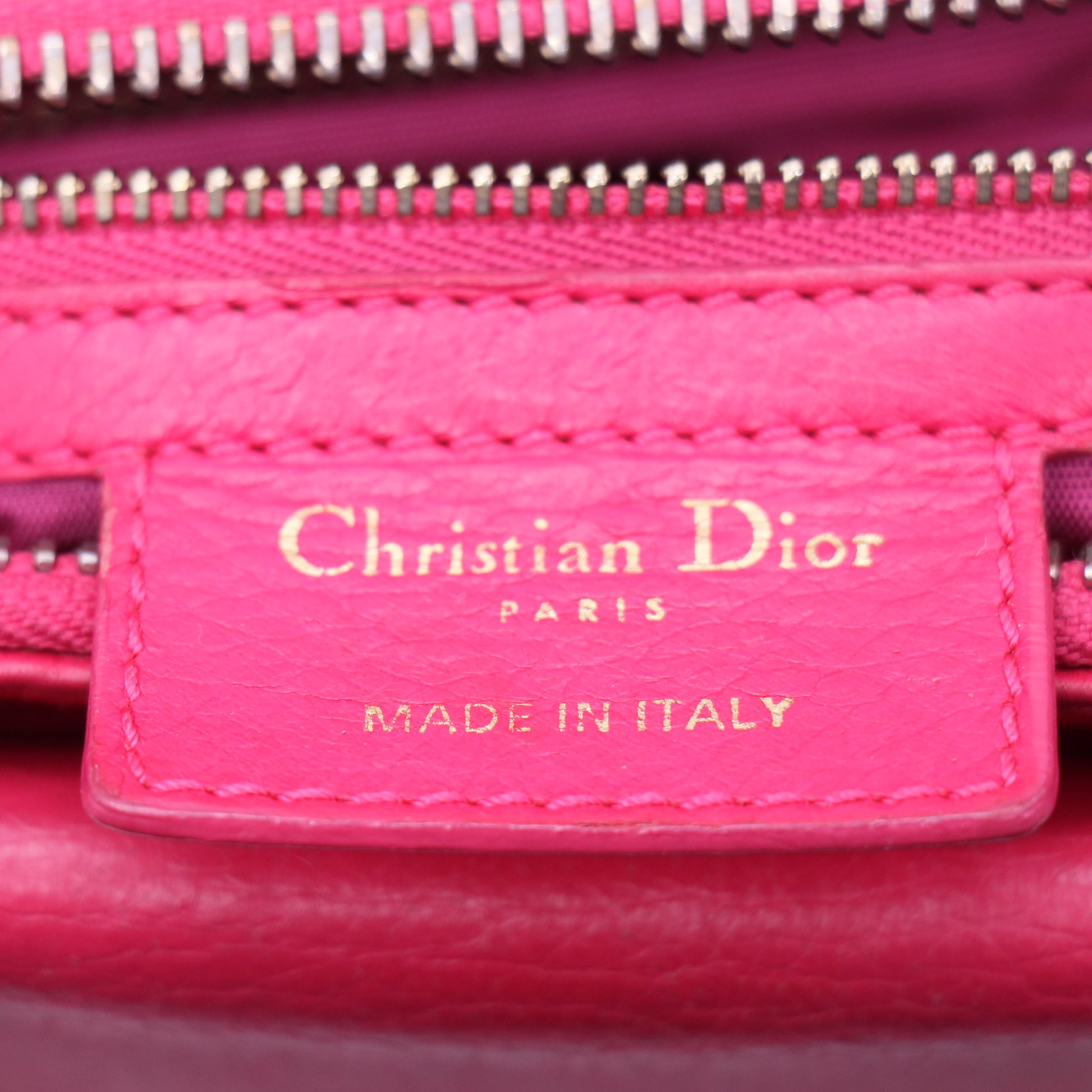 Christian Dior Granville Satchel Leather Medium B21143