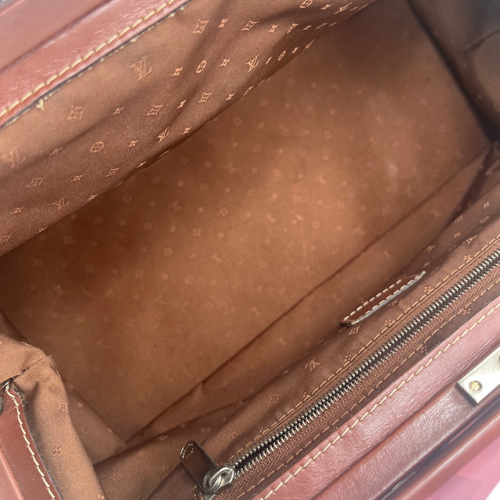 Brown Suhali Leather L'Ingenieux PM Bag twins