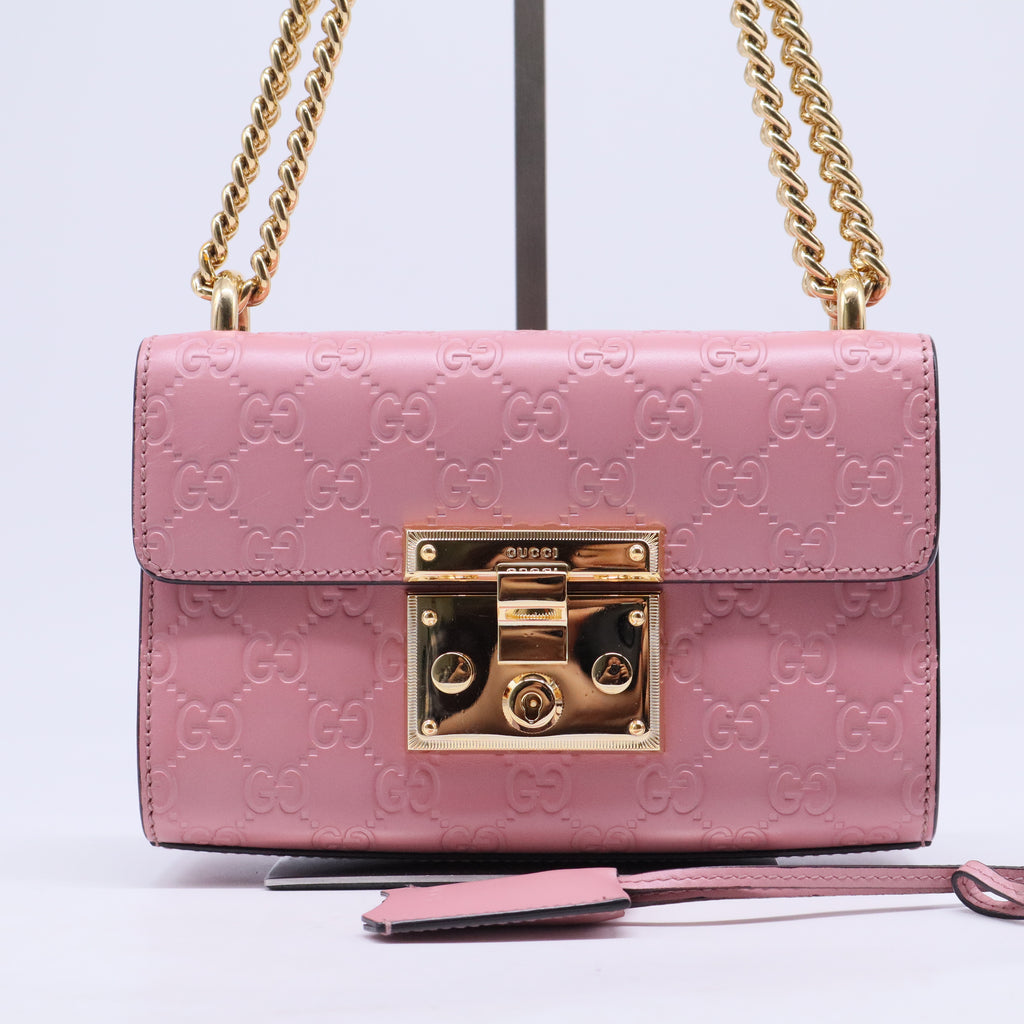 Padlock Shoulder Bag Guccissima Leather Small B20515