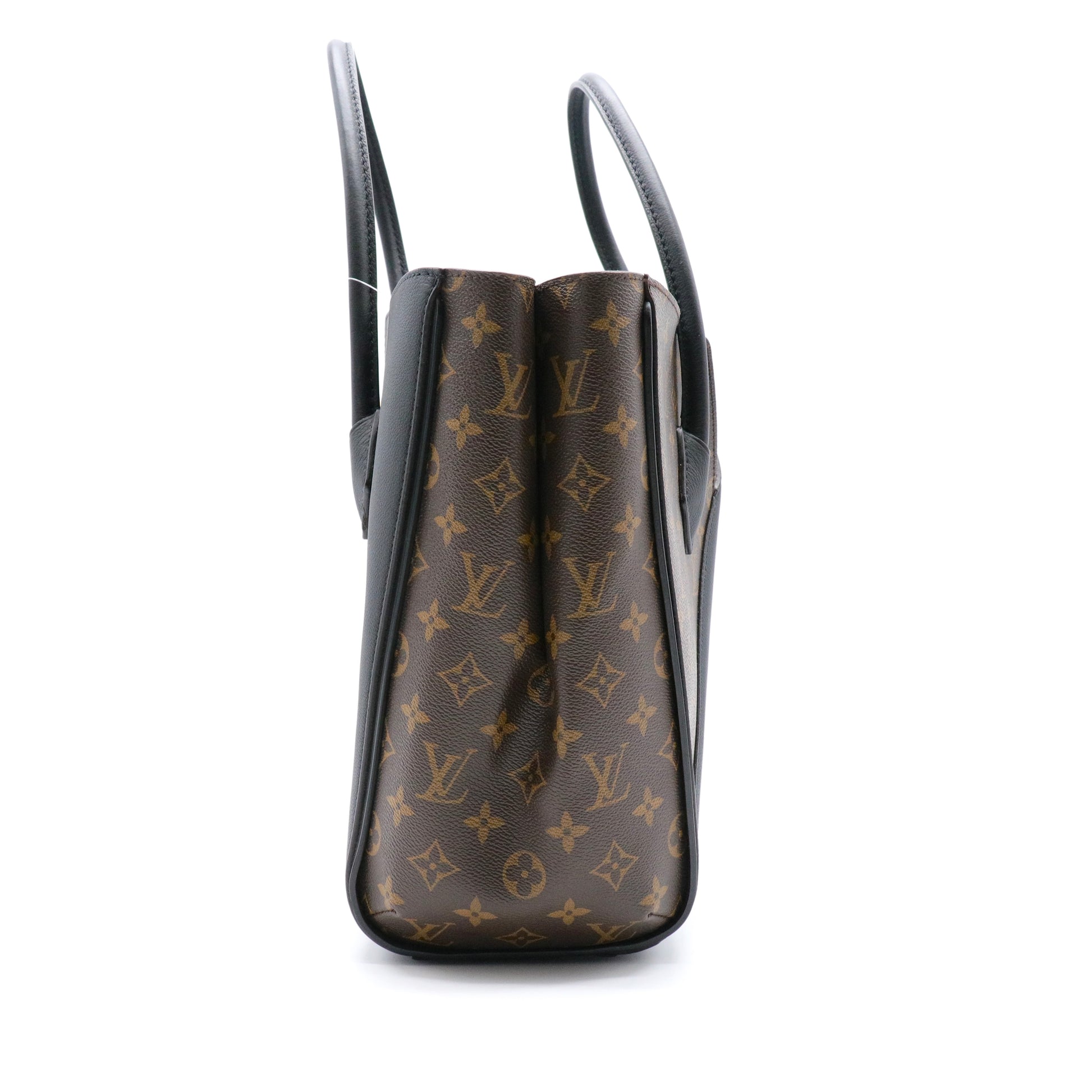 Calfskin Monogram Kimono Tote Black twins