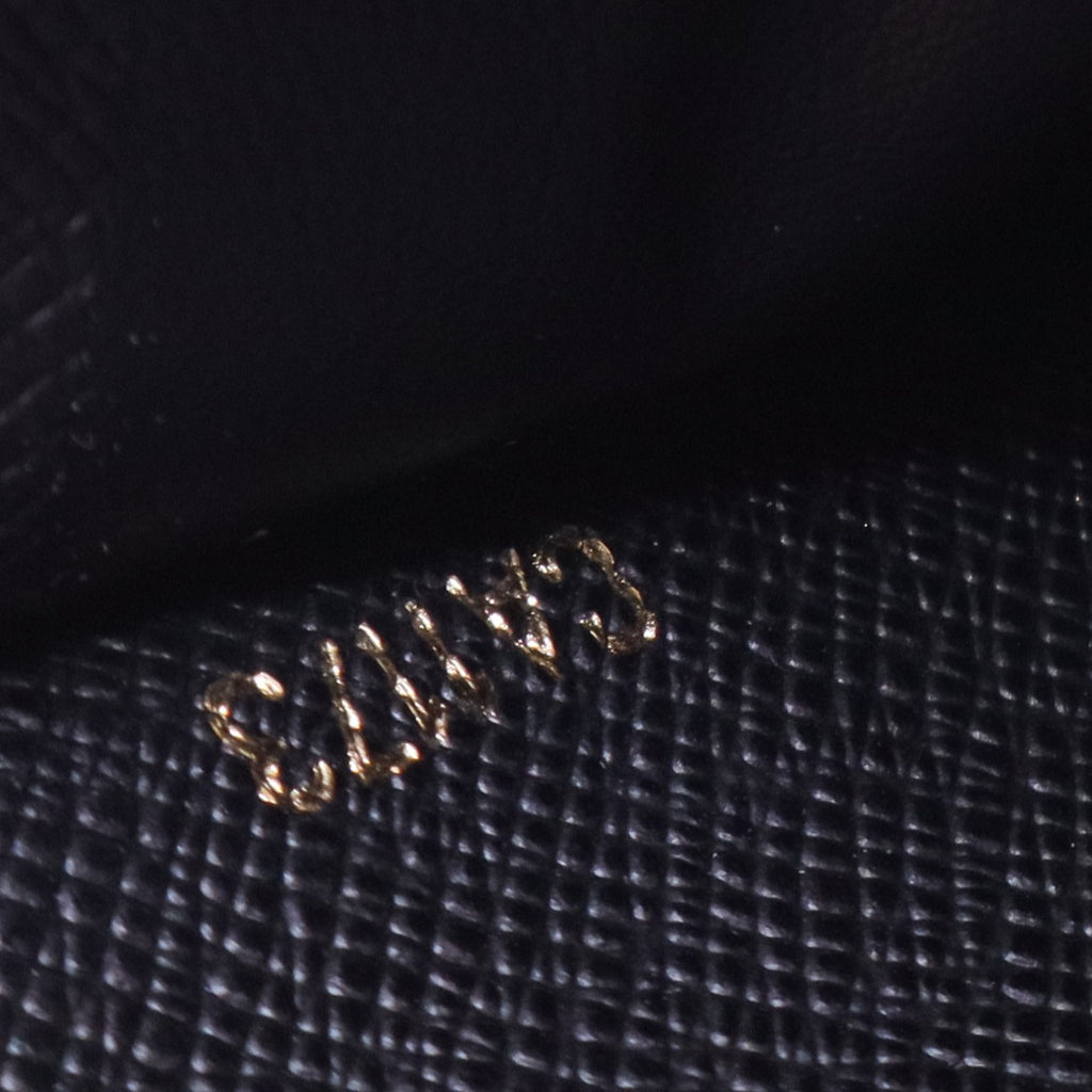 Damier Paillettes Zippy Wallet Black W11266
