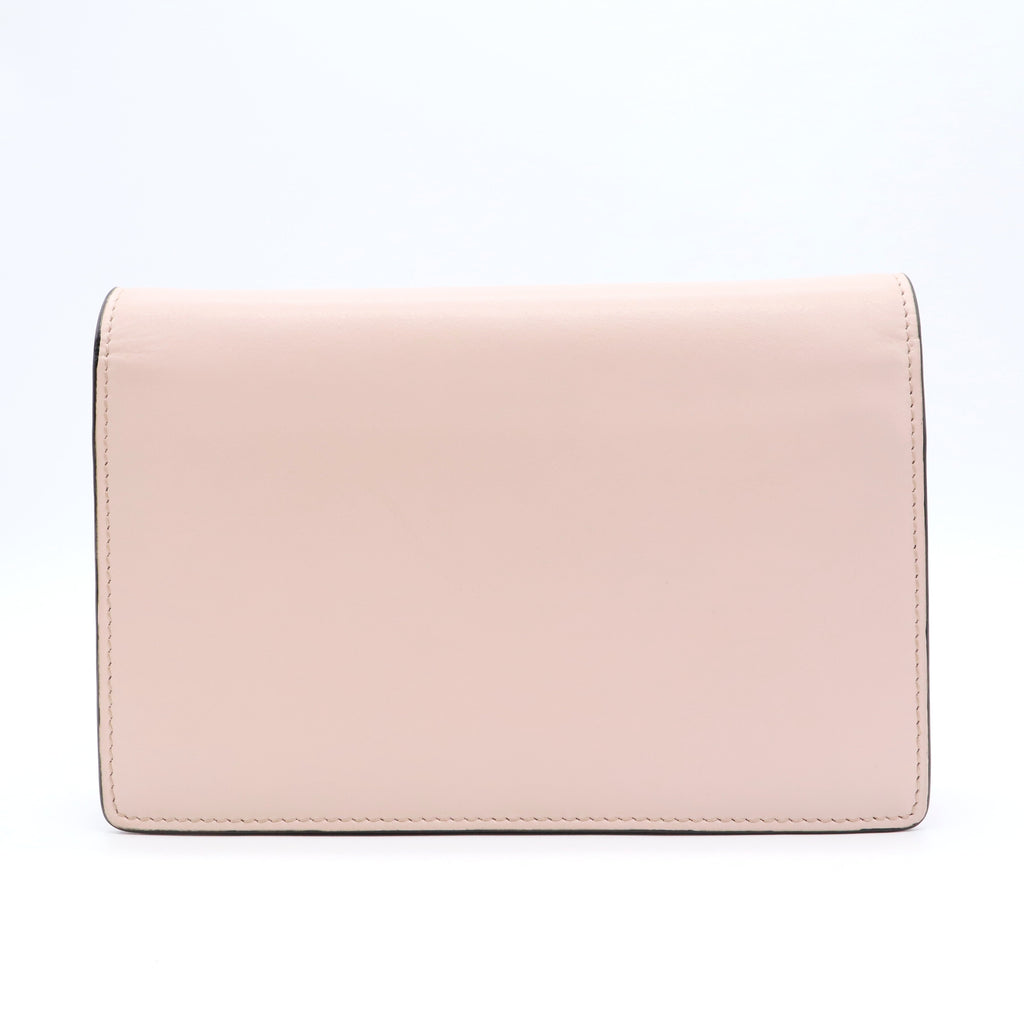 F is Fendi Envelope Wallet on Chain Leather