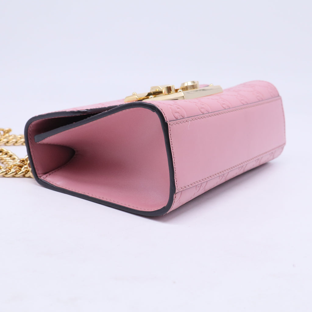 Padlock Shoulder Bag Guccissima Leather Small B20515