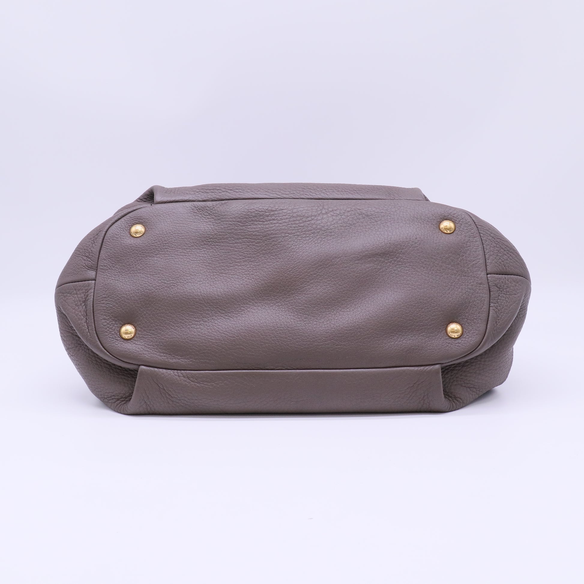 Prada Argilla Vitello Daino Shopping Tote Bag B22750