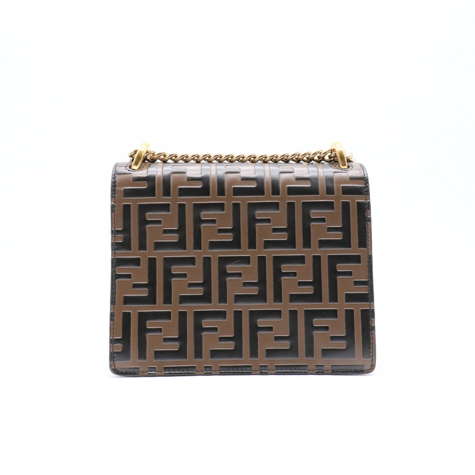 Vitello Liberty Bi-Color FF 1974 Embossed Small Kan U Shoulder Bag