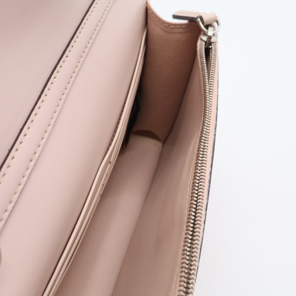 F is Fendi Envelope Wallet on Chain Leather