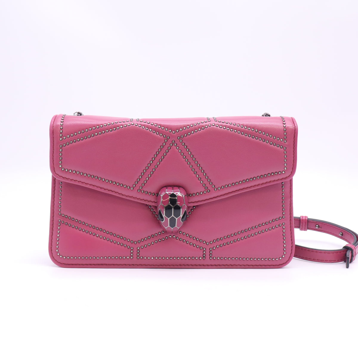Bvlgari Studded Serpenti Forever Crossbody Medium Bag B24243