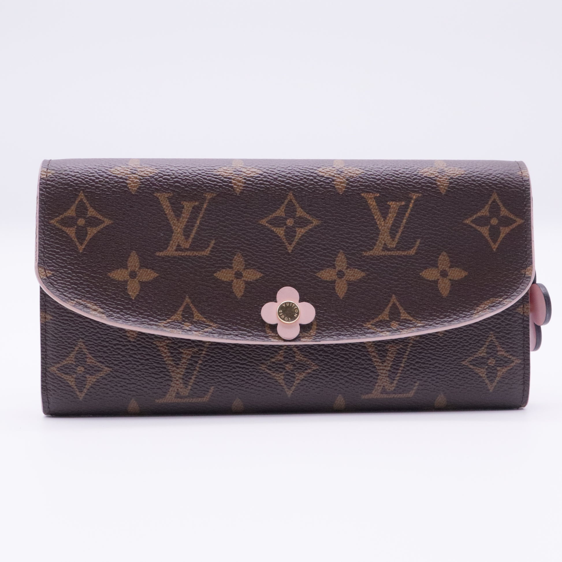 Monogram Bloom Flower Emilie Wallet twins