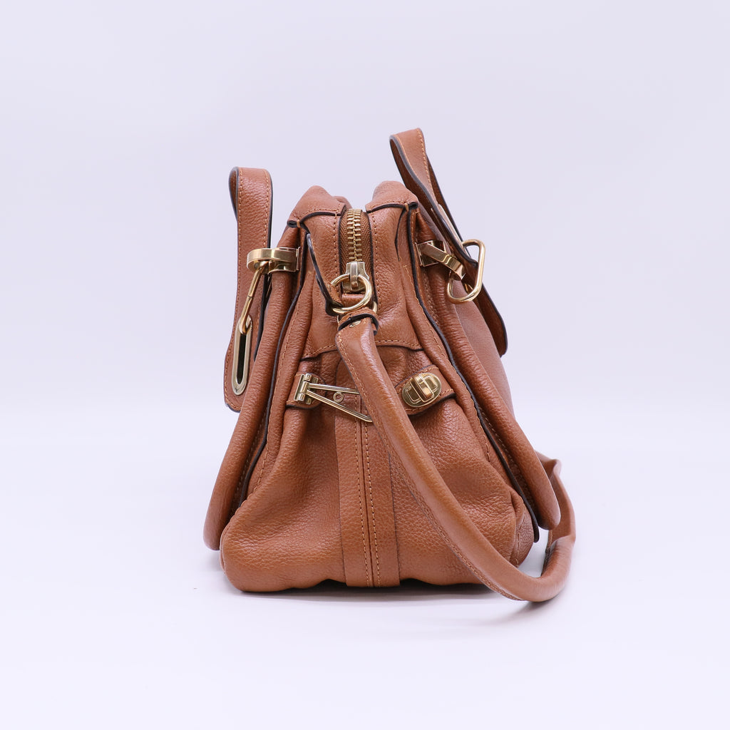 Paraty Military Top Handle Bag Leather Medium B21240