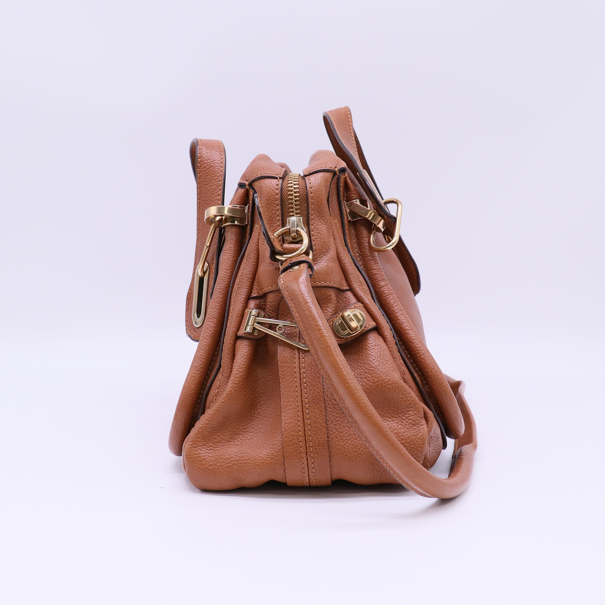 Paraty Military Top Handle Bag Leather Medium B21240