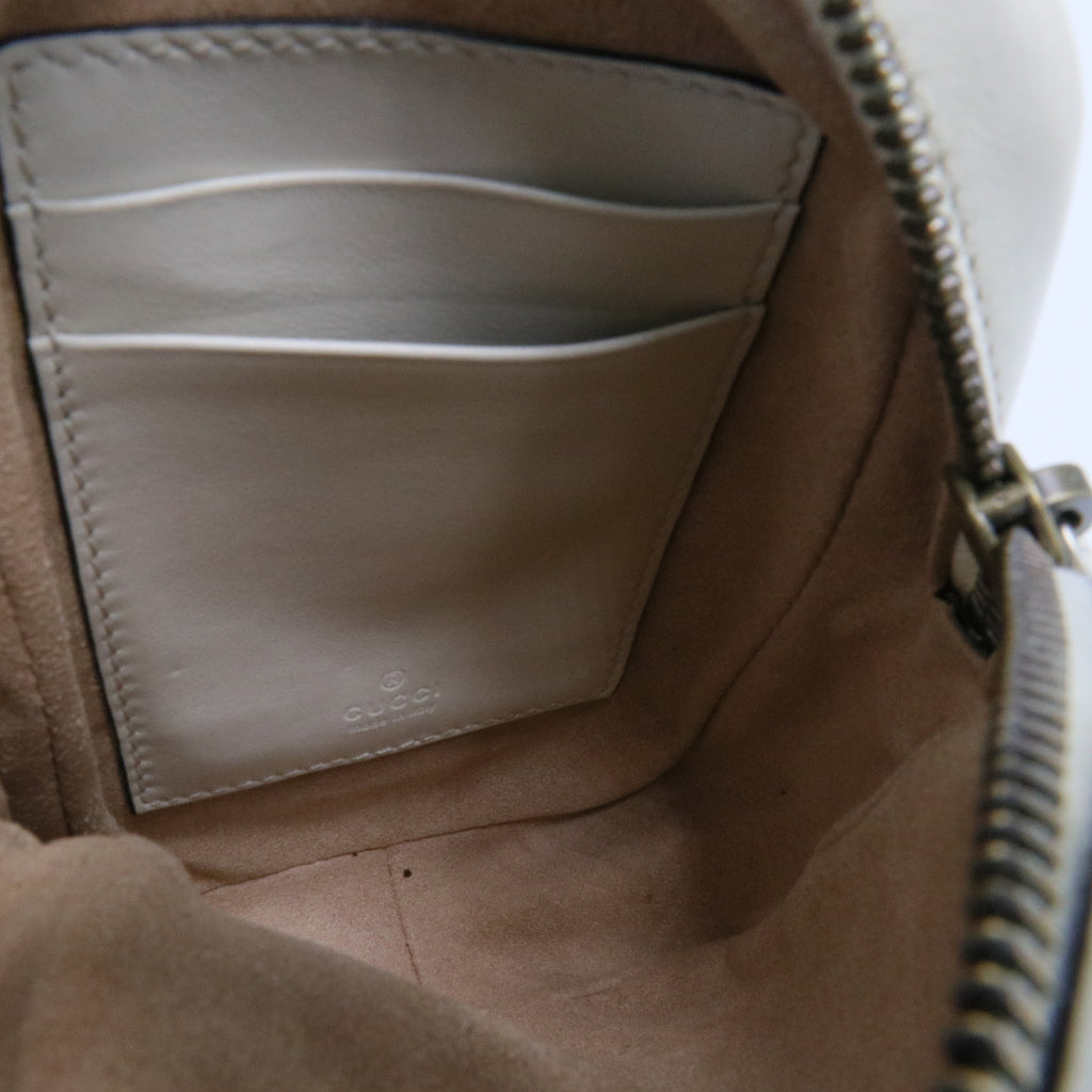 Gucci GG Cream Matelassé Marmont Mini Bag