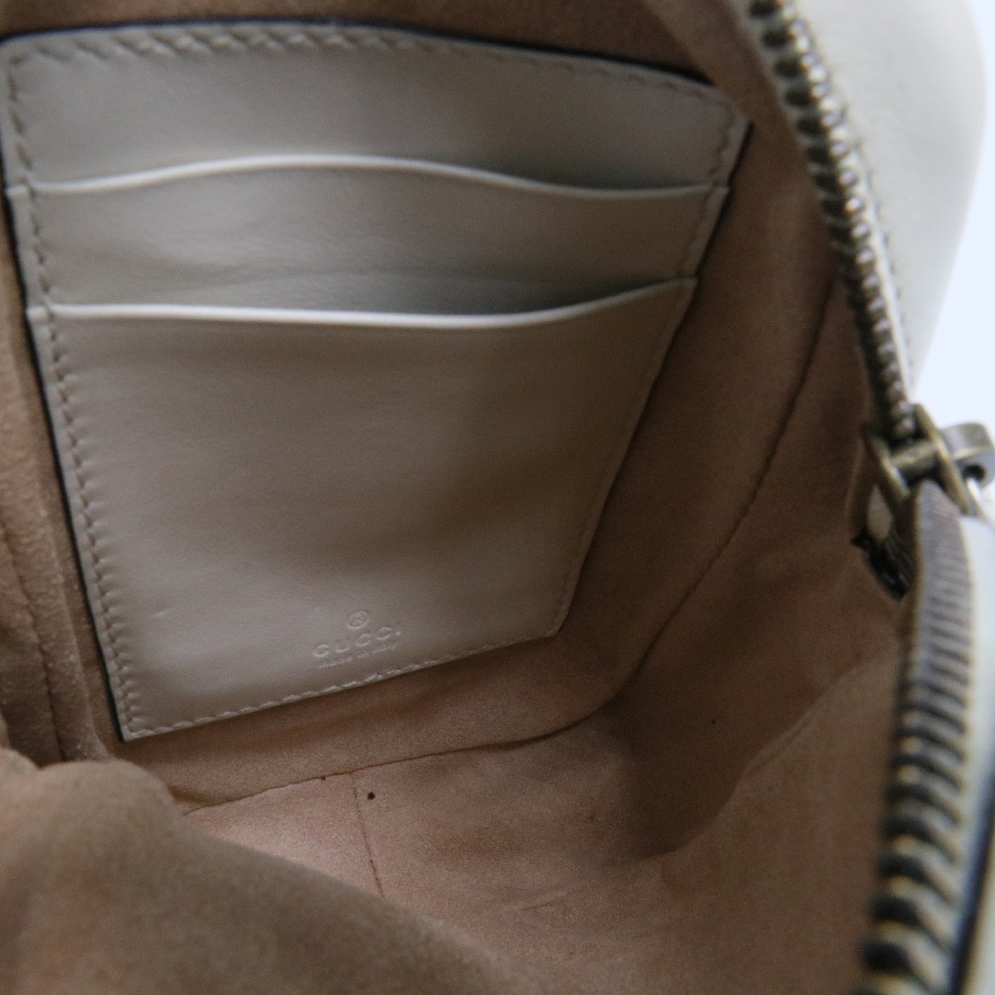 Gucci GG Cream Matelassé Marmont Mini Bag