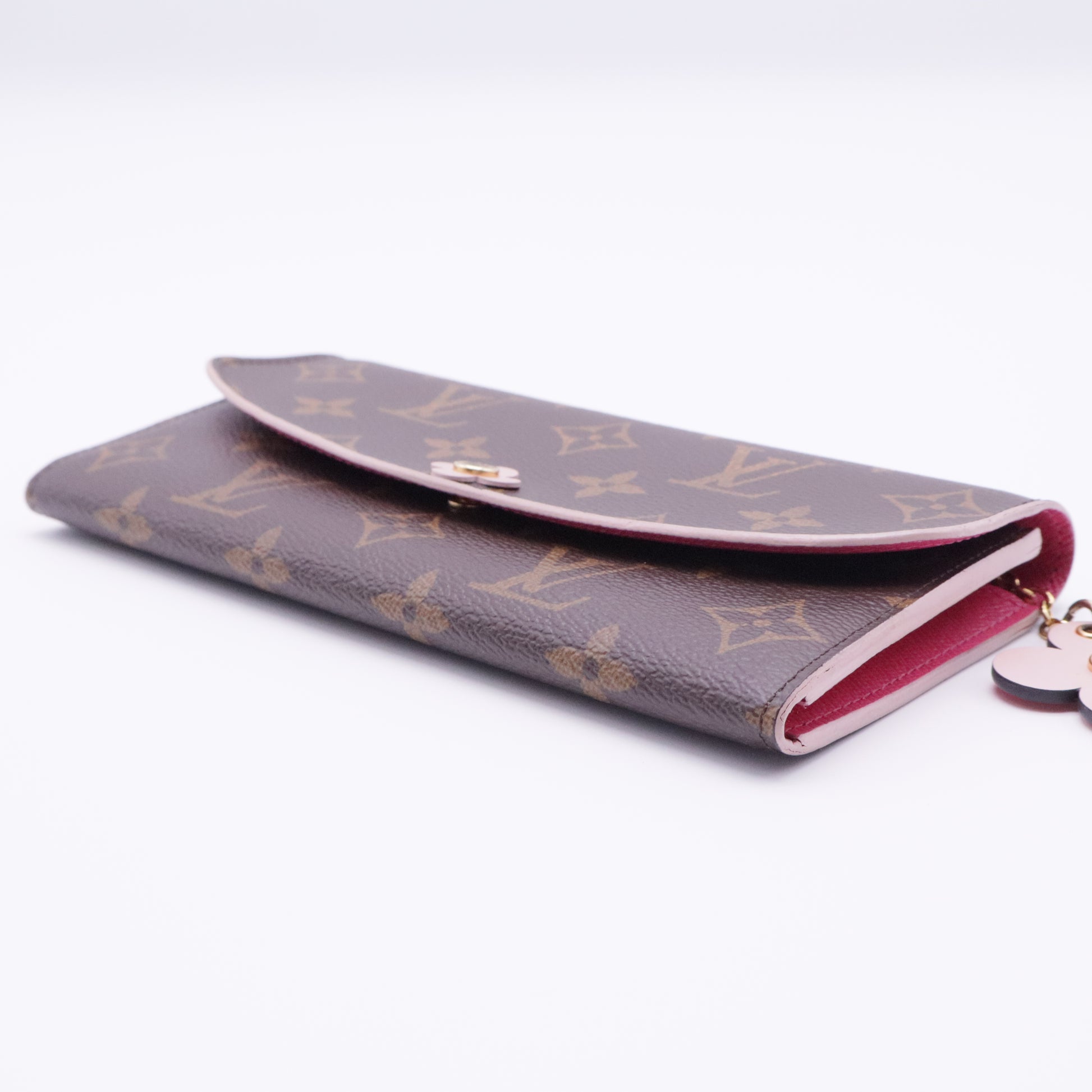 Monogram Bloom Flower Emilie Wallet twins