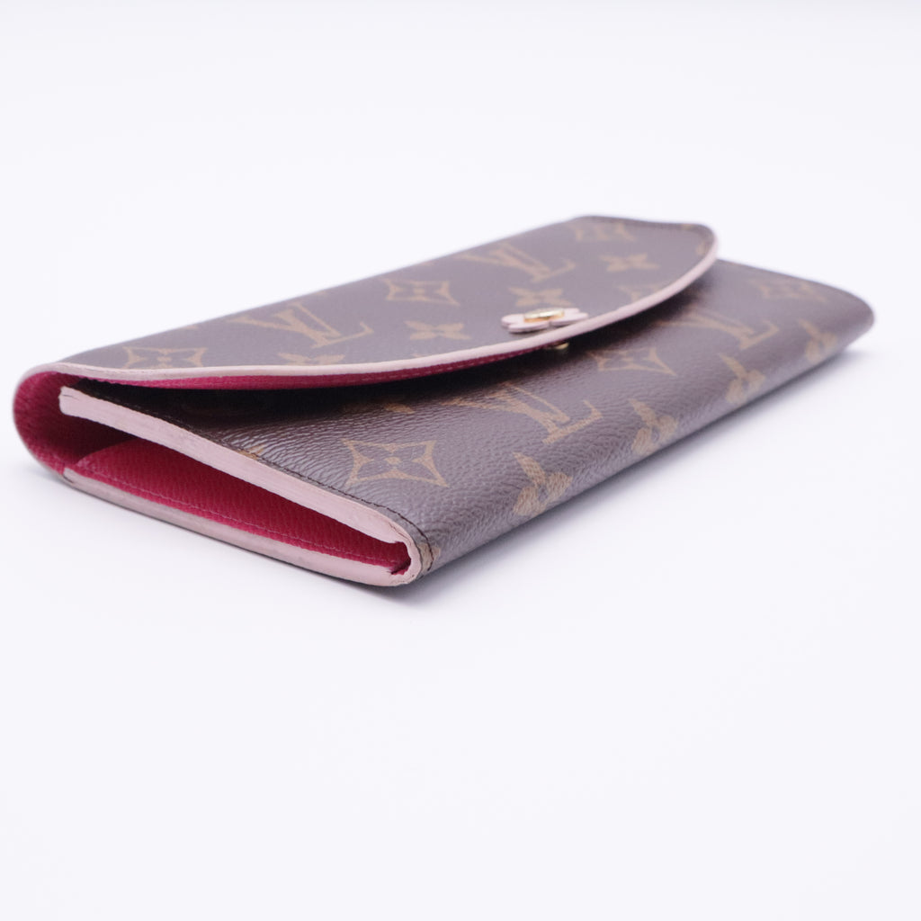 Monogram Bloom Flower Emilie Wallet twins