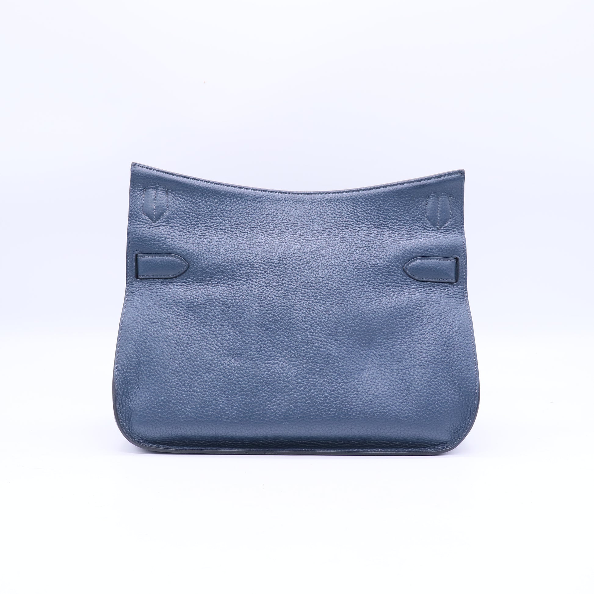 Hermes Taurillon Clemence Jypsiere 37 Bleu de Malte