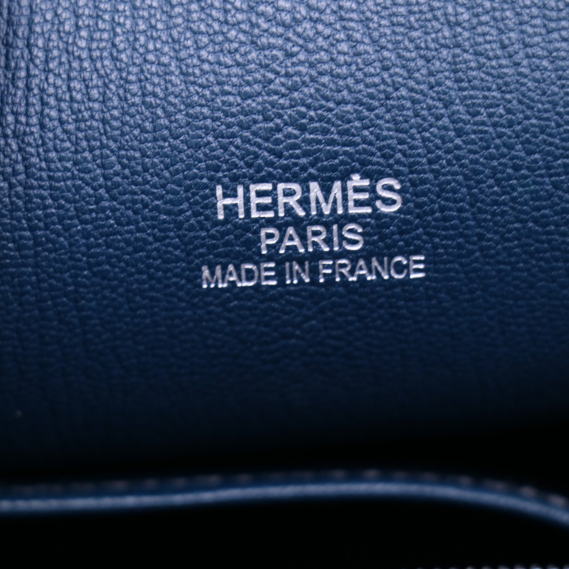 Hermes Taurillon Clemence Jypsiere 37 Bleu de Malte