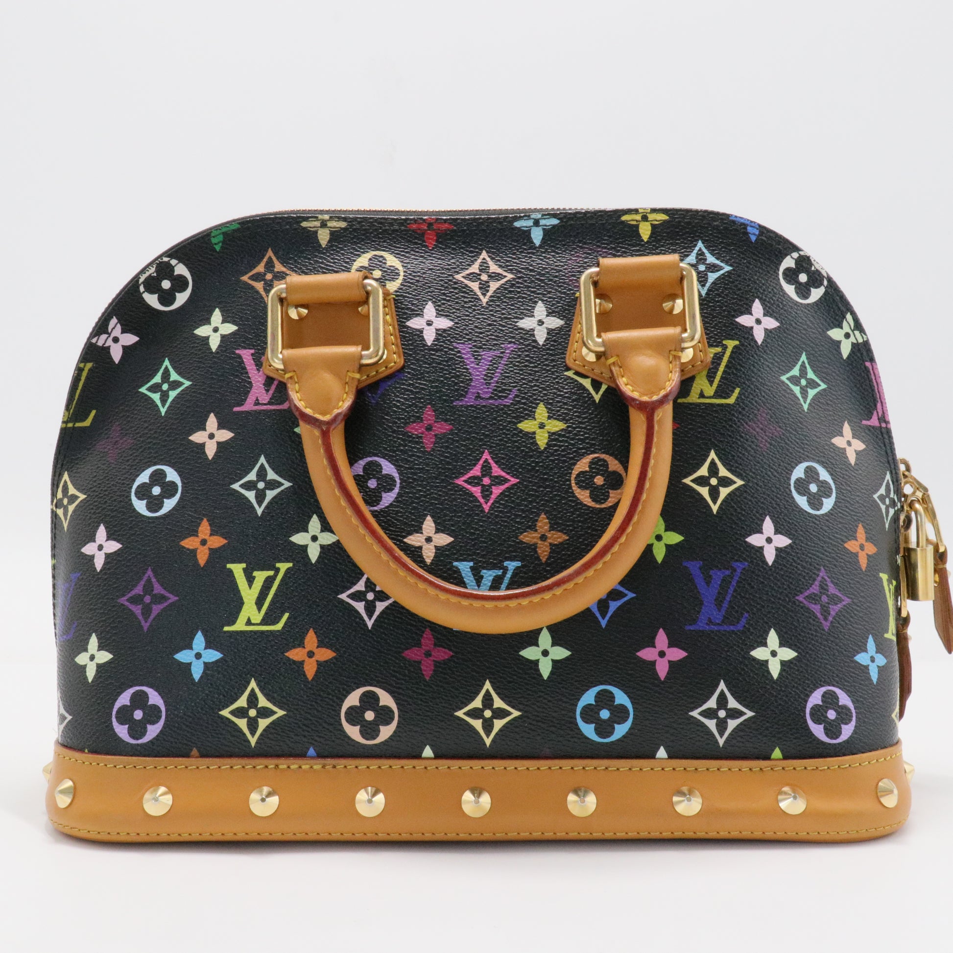 Alma Canvas Cowhide Multicolor GHW
