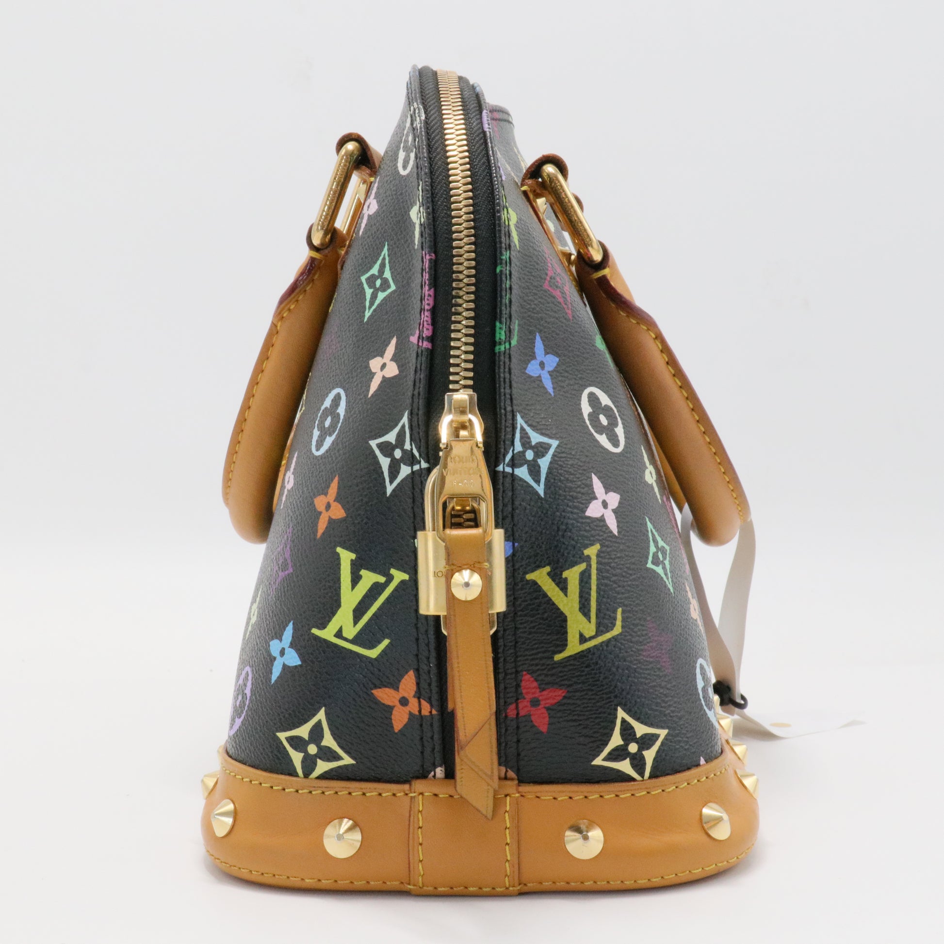 Alma Canvas Cowhide Multicolor GHW