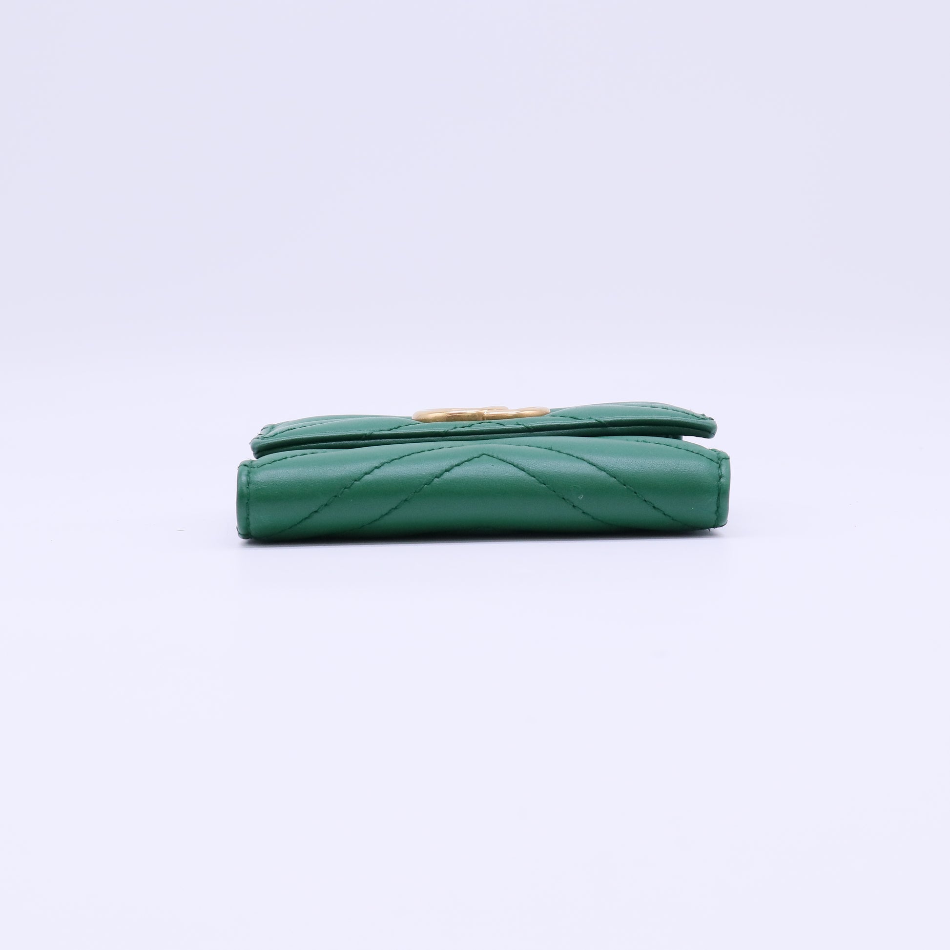Gucci GG Marmont Matelassé Card Case Wallet W22217