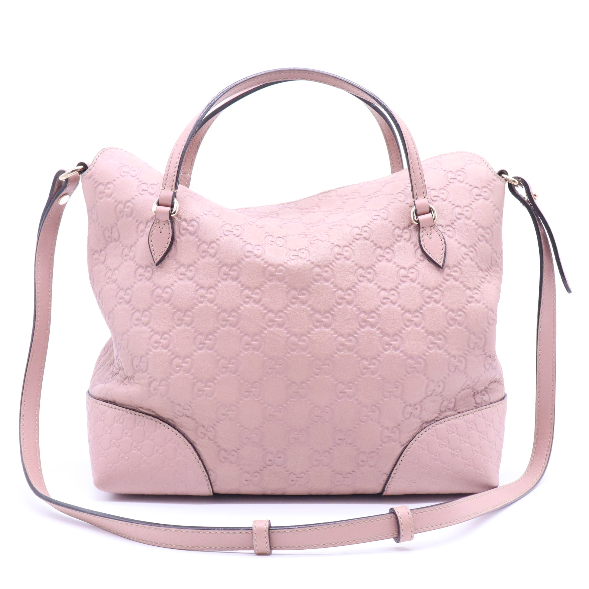 Bree Convertible Top Handle Bag Guccissima Leather Medium B21358