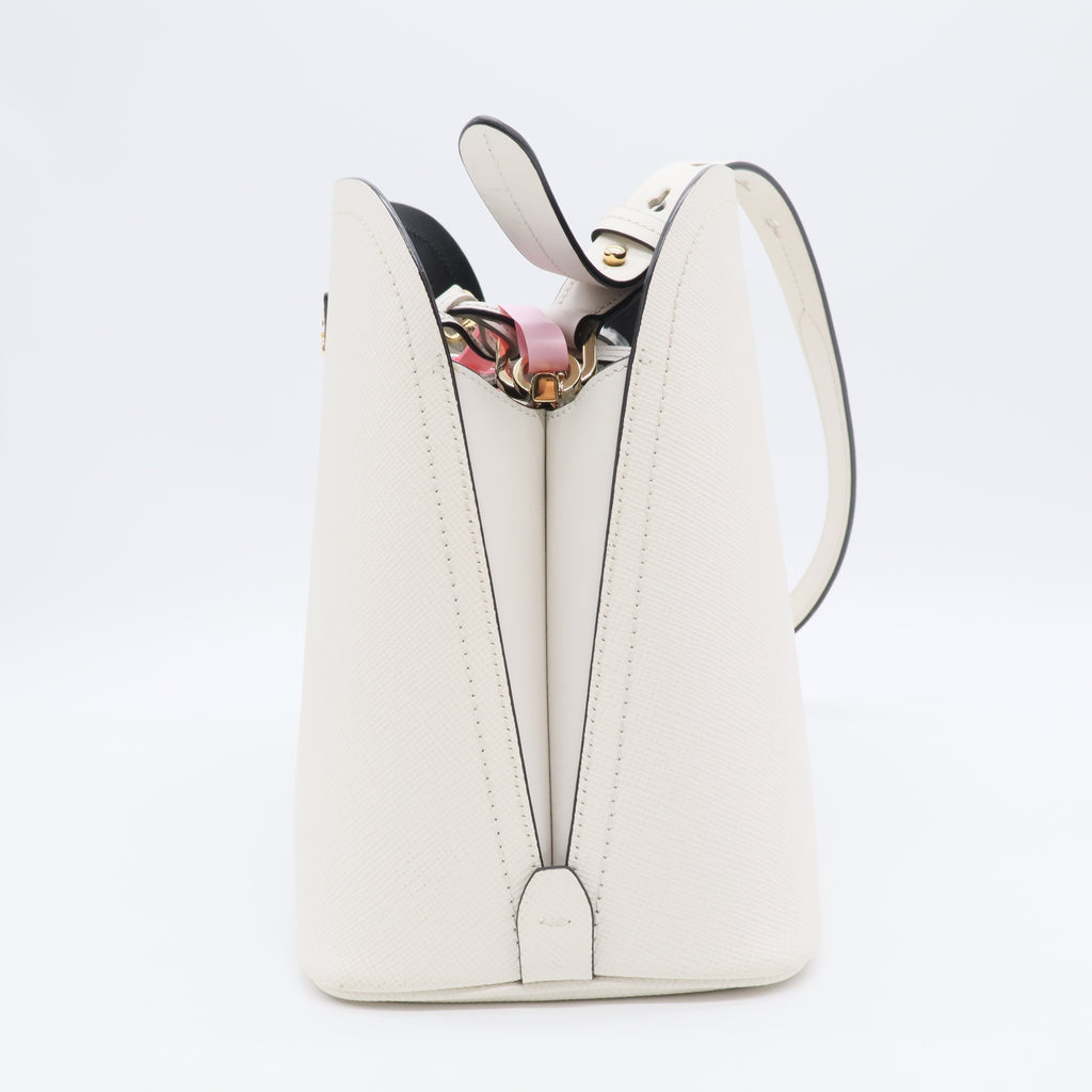Matinee Saffiano Cuir Tote Bag twins