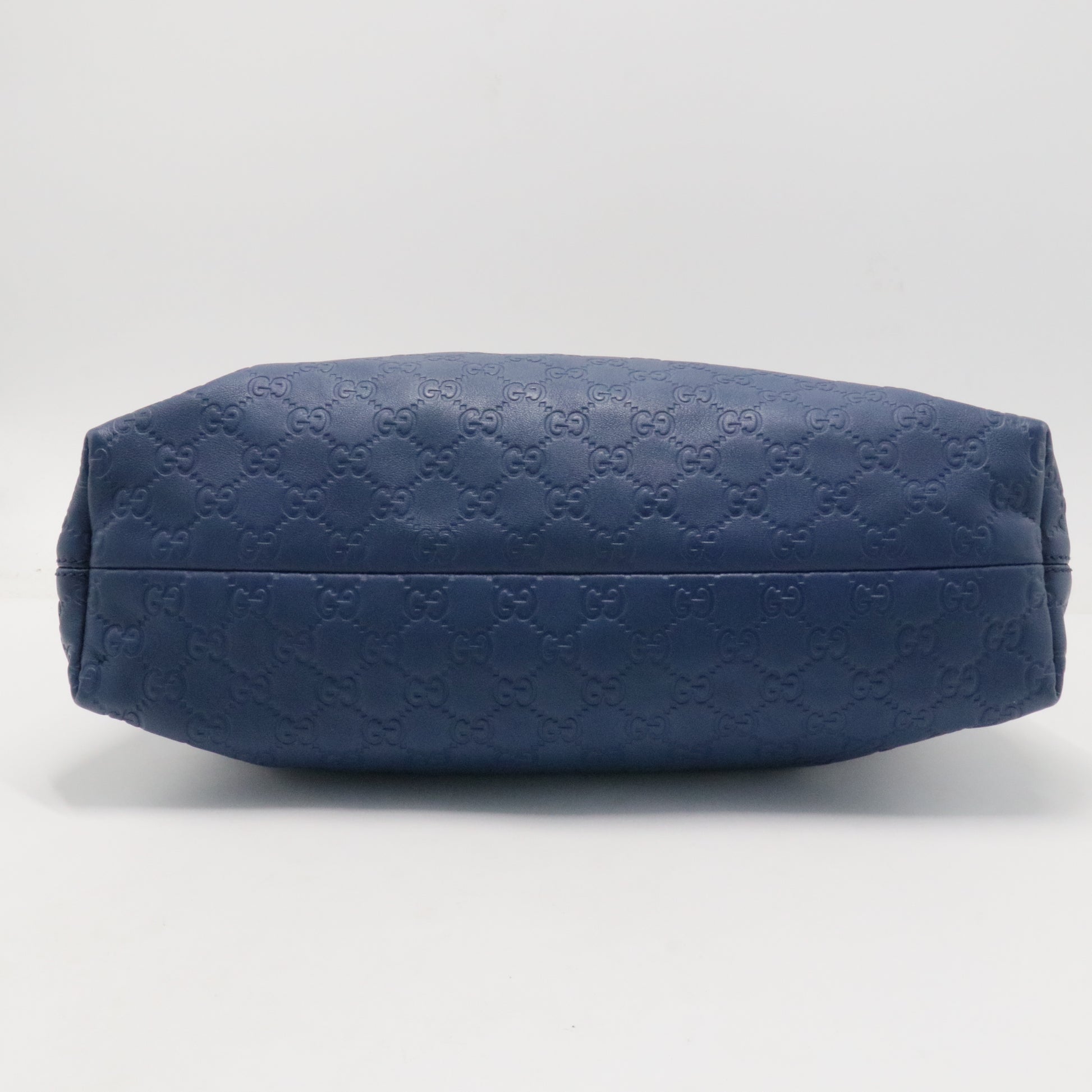 Guccissima Medium Icon Bit Hobo Blue